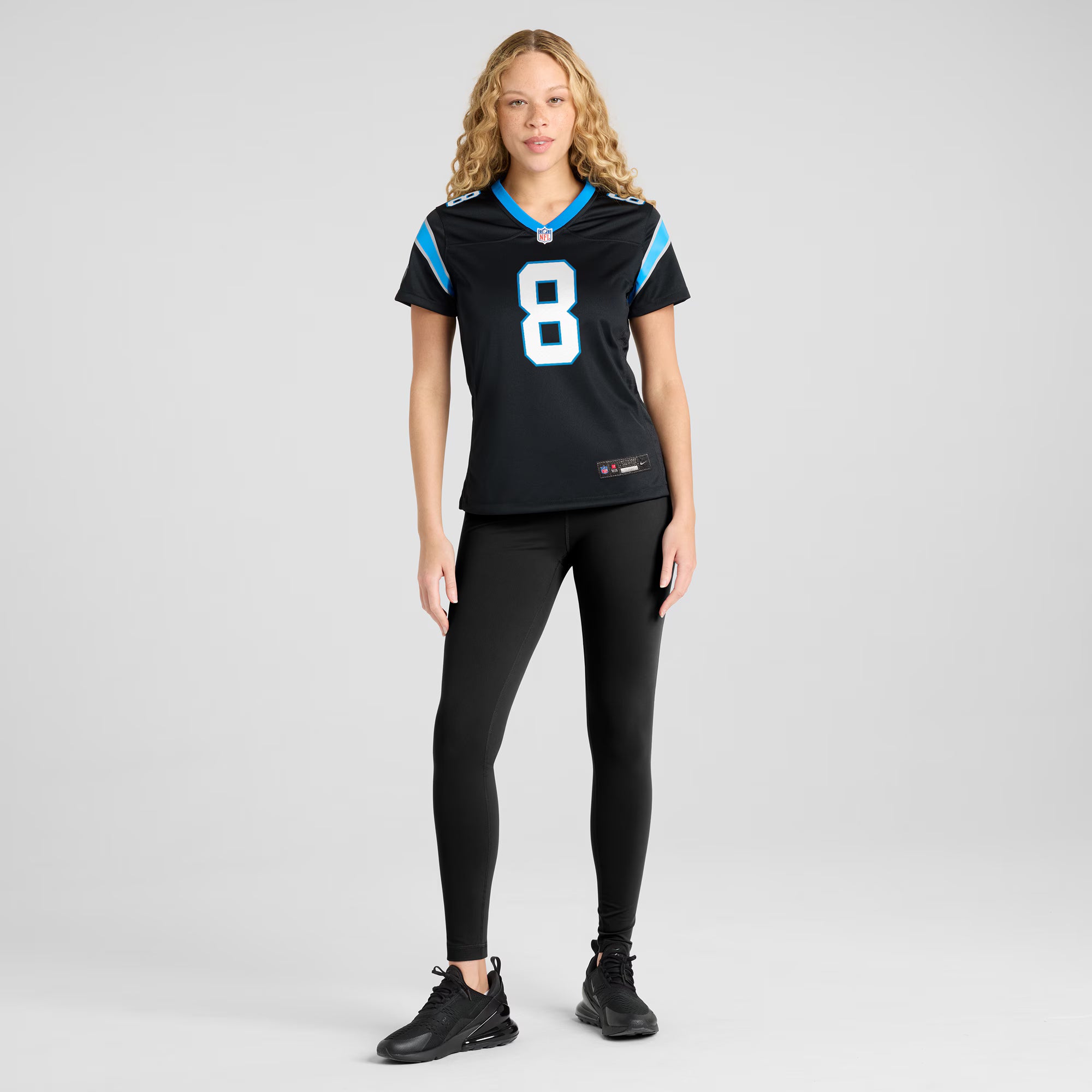 Jaycee Horn Carolina Panthers Nike Women's Player Jersey - Black
