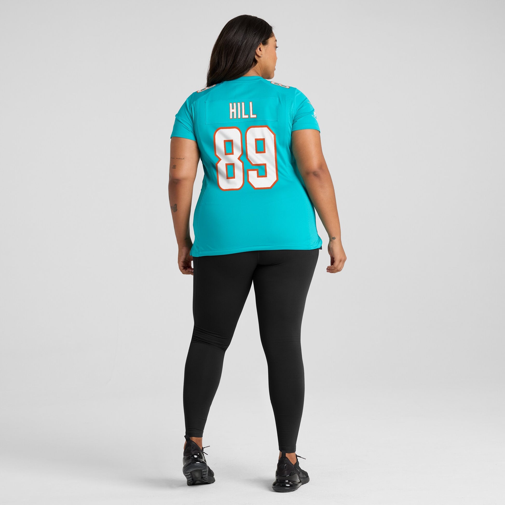 Julian Hill Miami Dolphins Nike Women's  Game Jersey -  Aqua