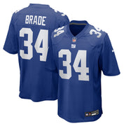 Beau Brade New York Giants Nike Team Game Jersey -  Royal