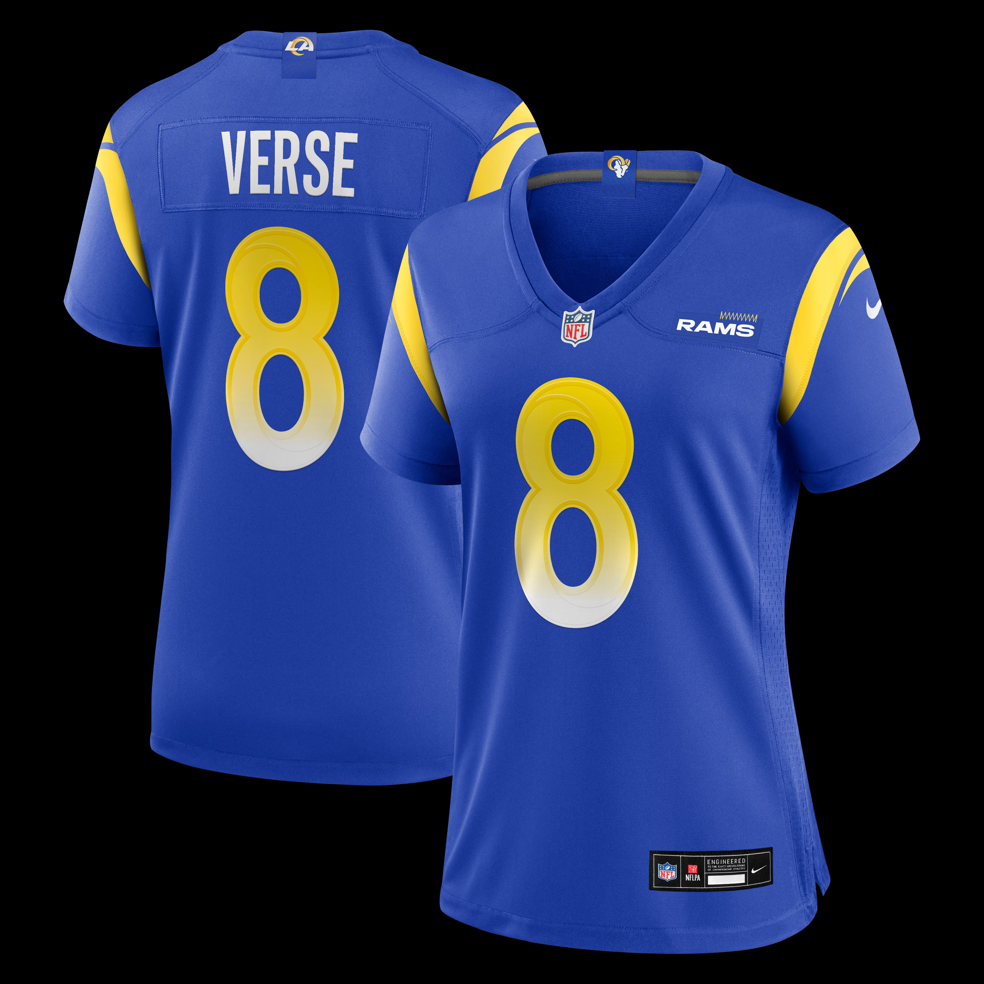 Jared Verse Los Angeles Rams Nike Women's Team Game Jersey -  Royal
