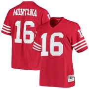 Joe Montana San Francisco 49ers Mitchell &amp; Ness Women's 1990 Legacy Replica Jersey - Scarlet