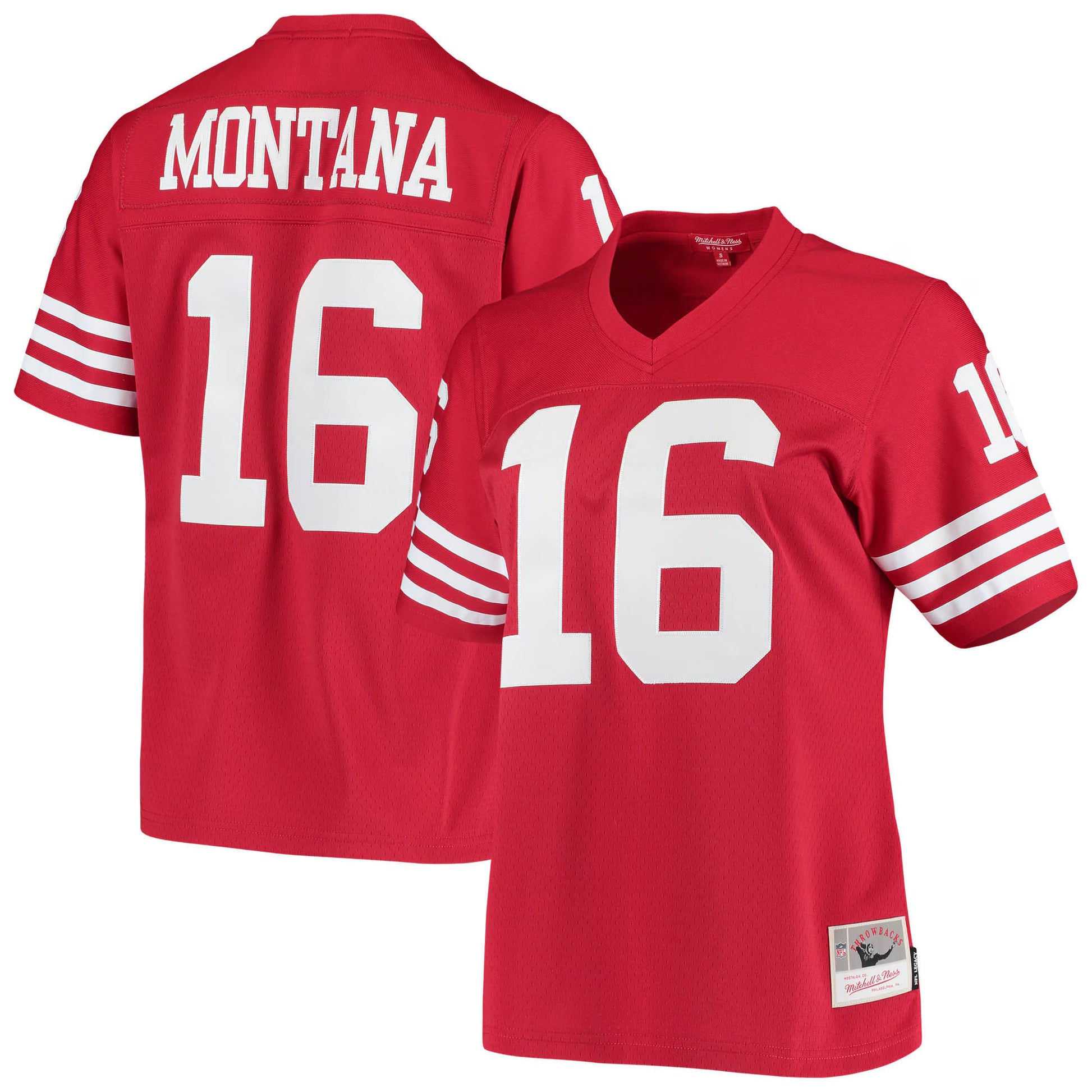 Joe Montana San Francisco 49ers Mitchell &amp; Ness Women's 1990 Legacy Replica Jersey - Scarlet