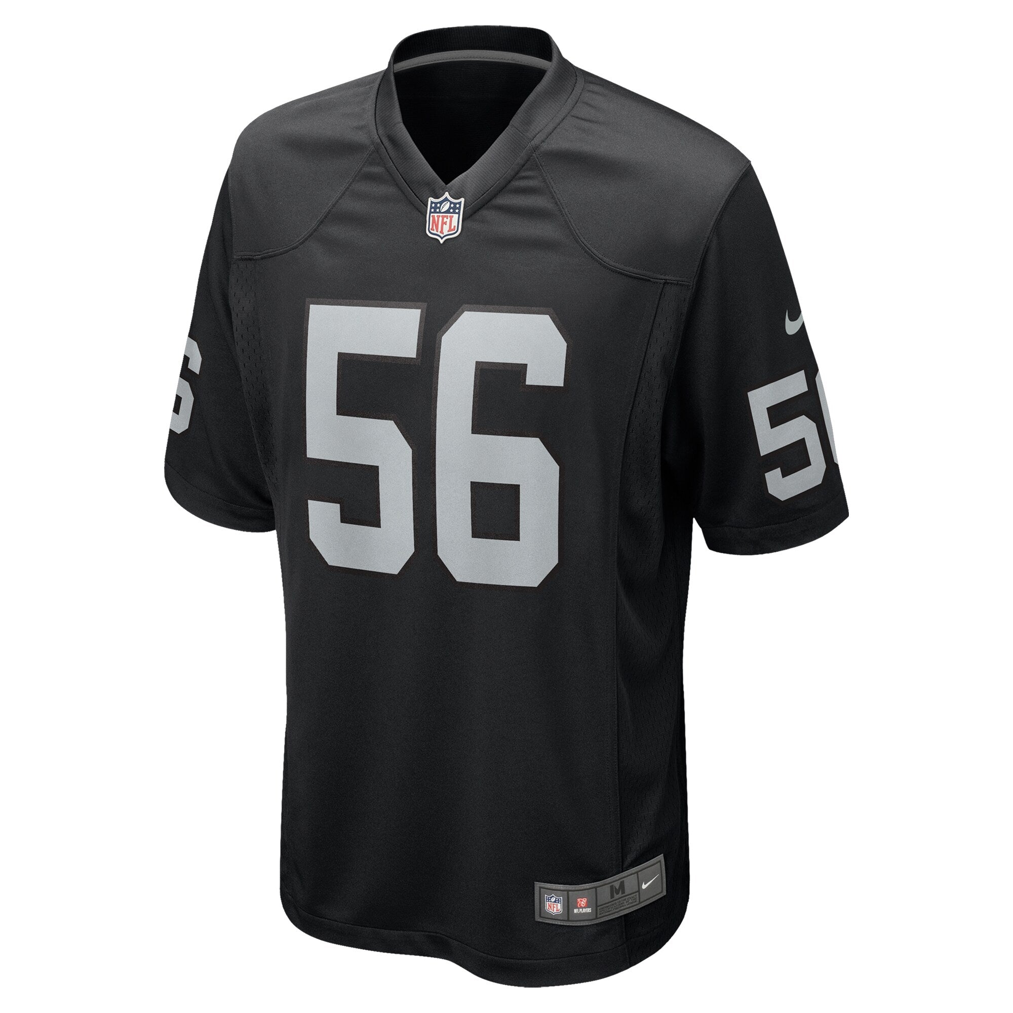 Amari Burney Las Vegas Raiders Nike Team Game Jersey -  Black