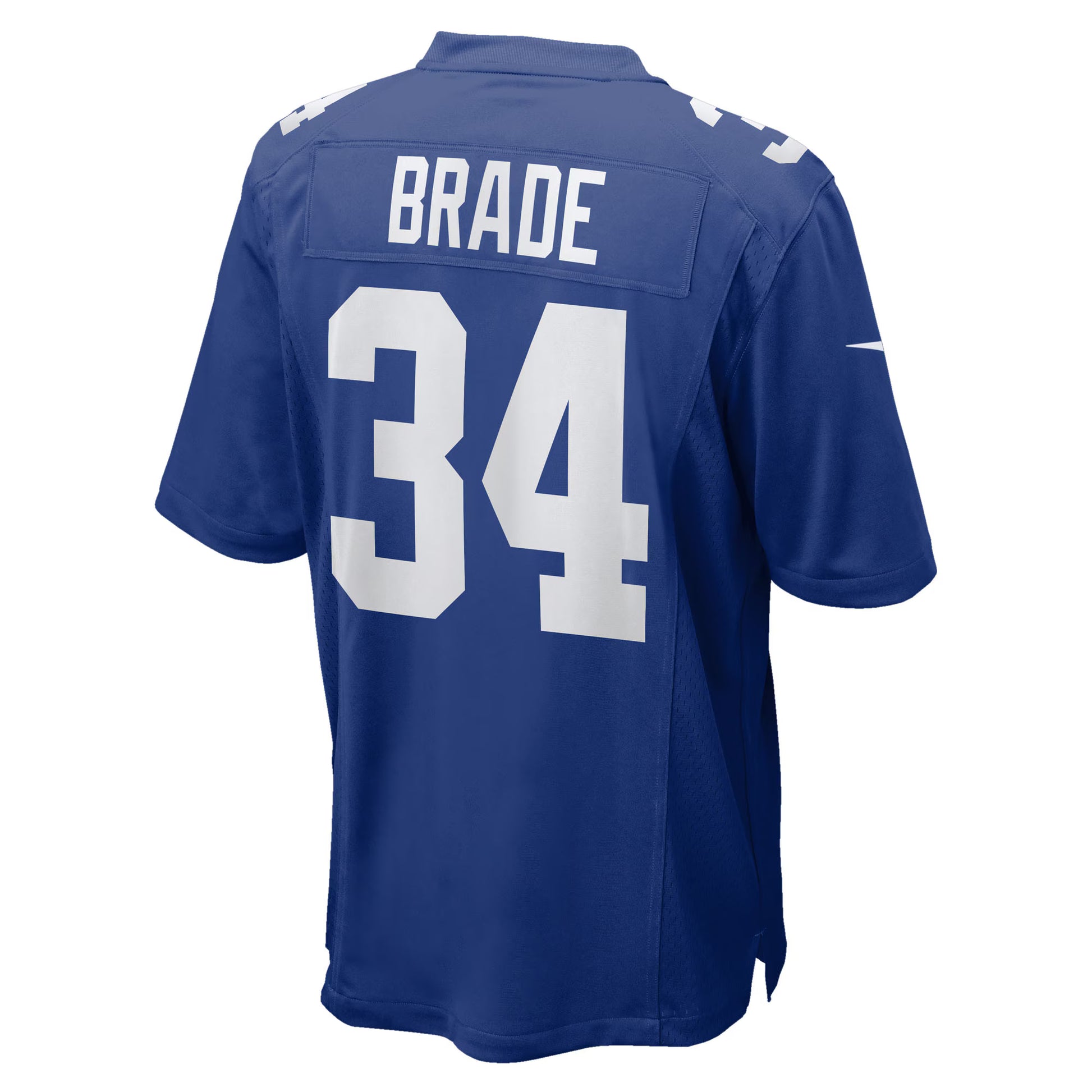 Beau Brade New York Giants Nike Team Game Jersey -  Royal