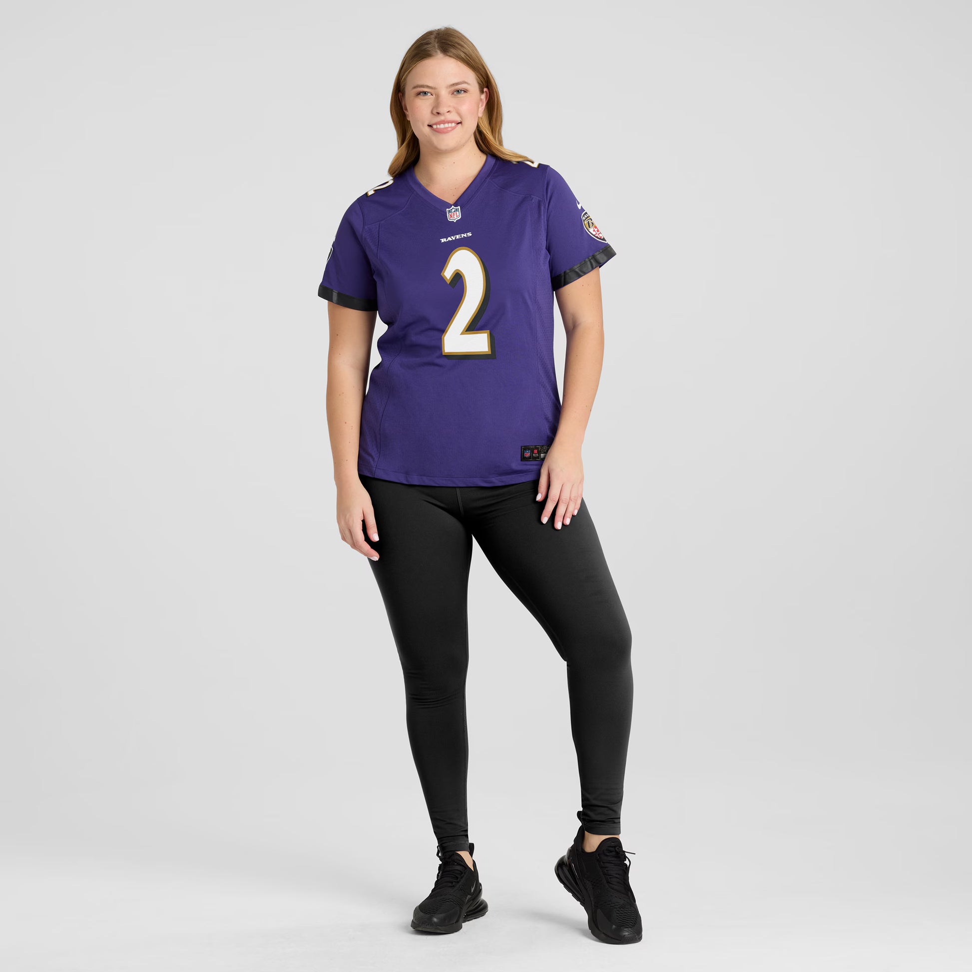 Nate Wiggins Baltimore Ravens Nike Women's  Game Jersey -  Purple