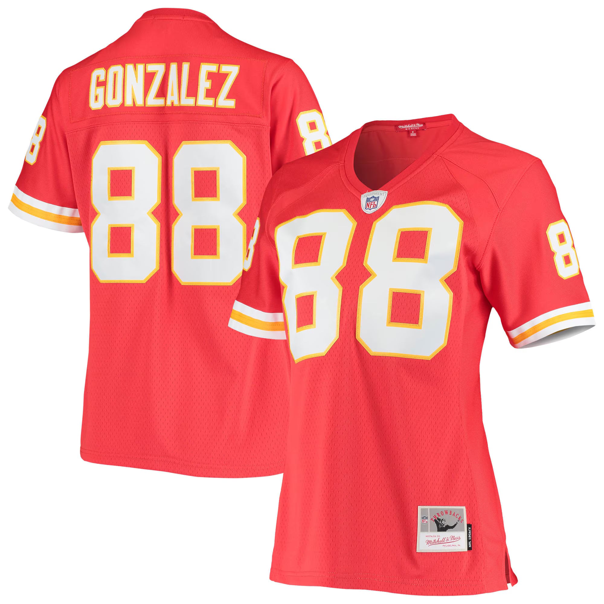 Tony Gonzalez Kansas City Chiefs Mitchell &amp; Ness Women's Legacy Replica Team Jersey - Red