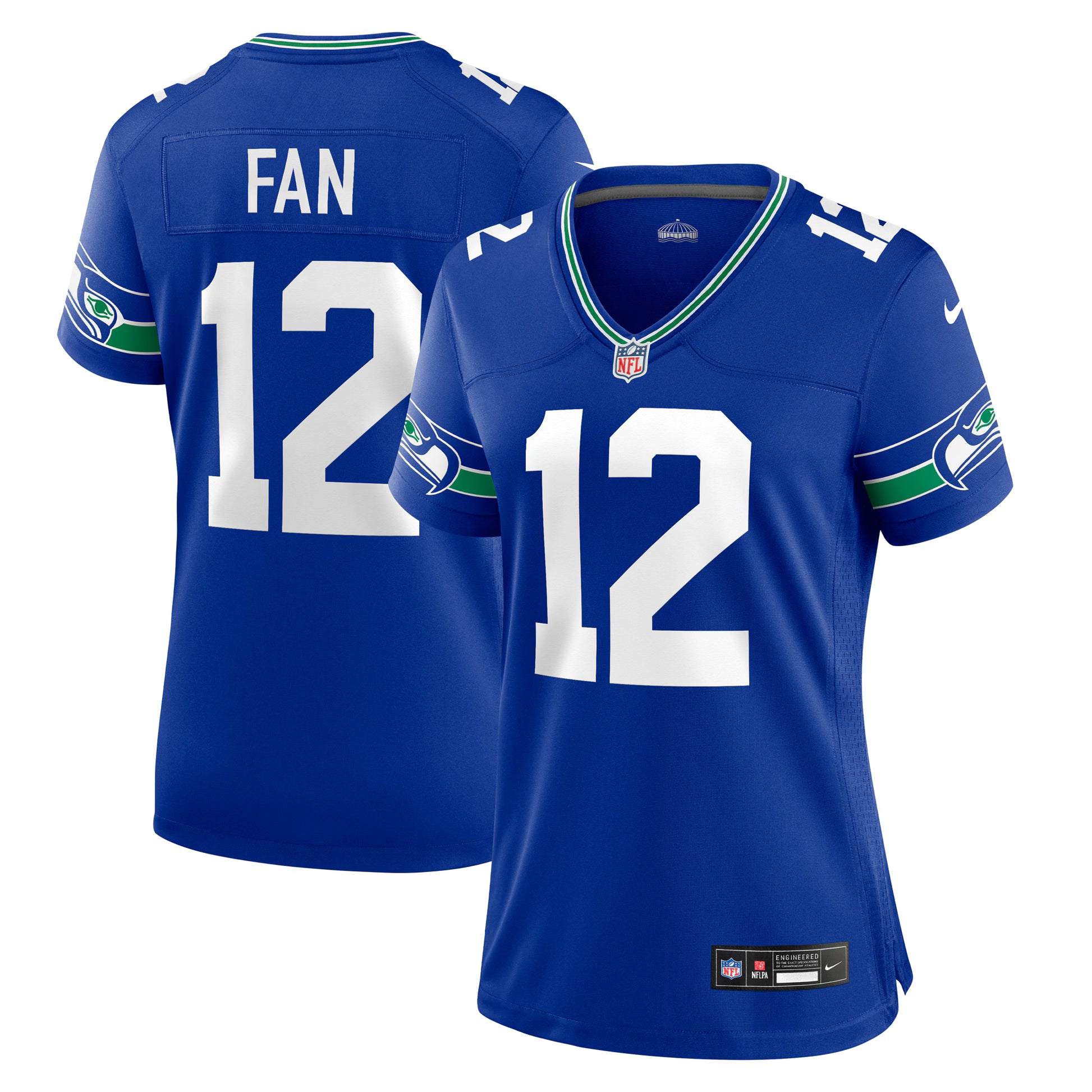12s Seattle Seahawks Nike Women's Player Jersey - Royal