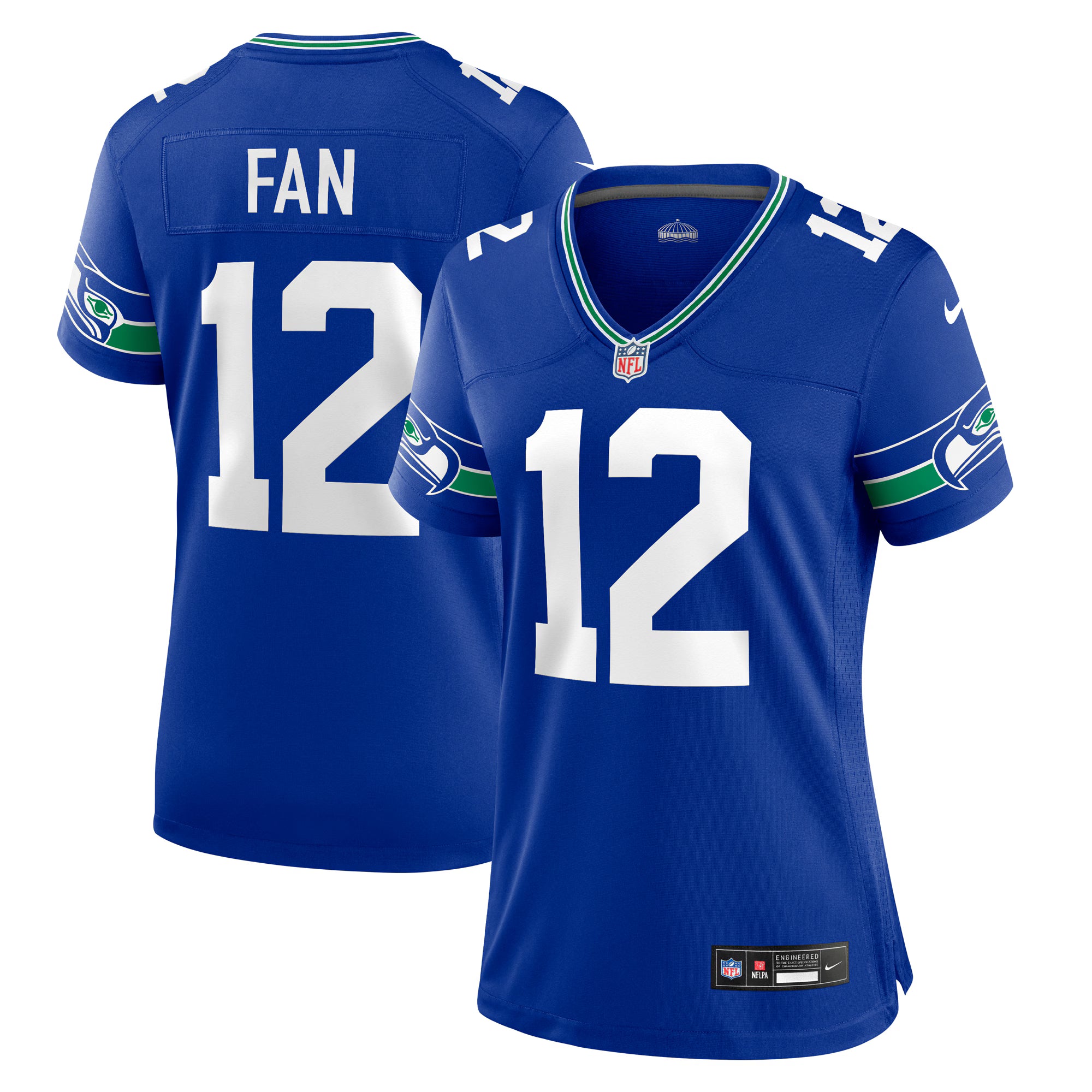 12s Seattle Seahawks Nike Women's Player Jersey - Royal