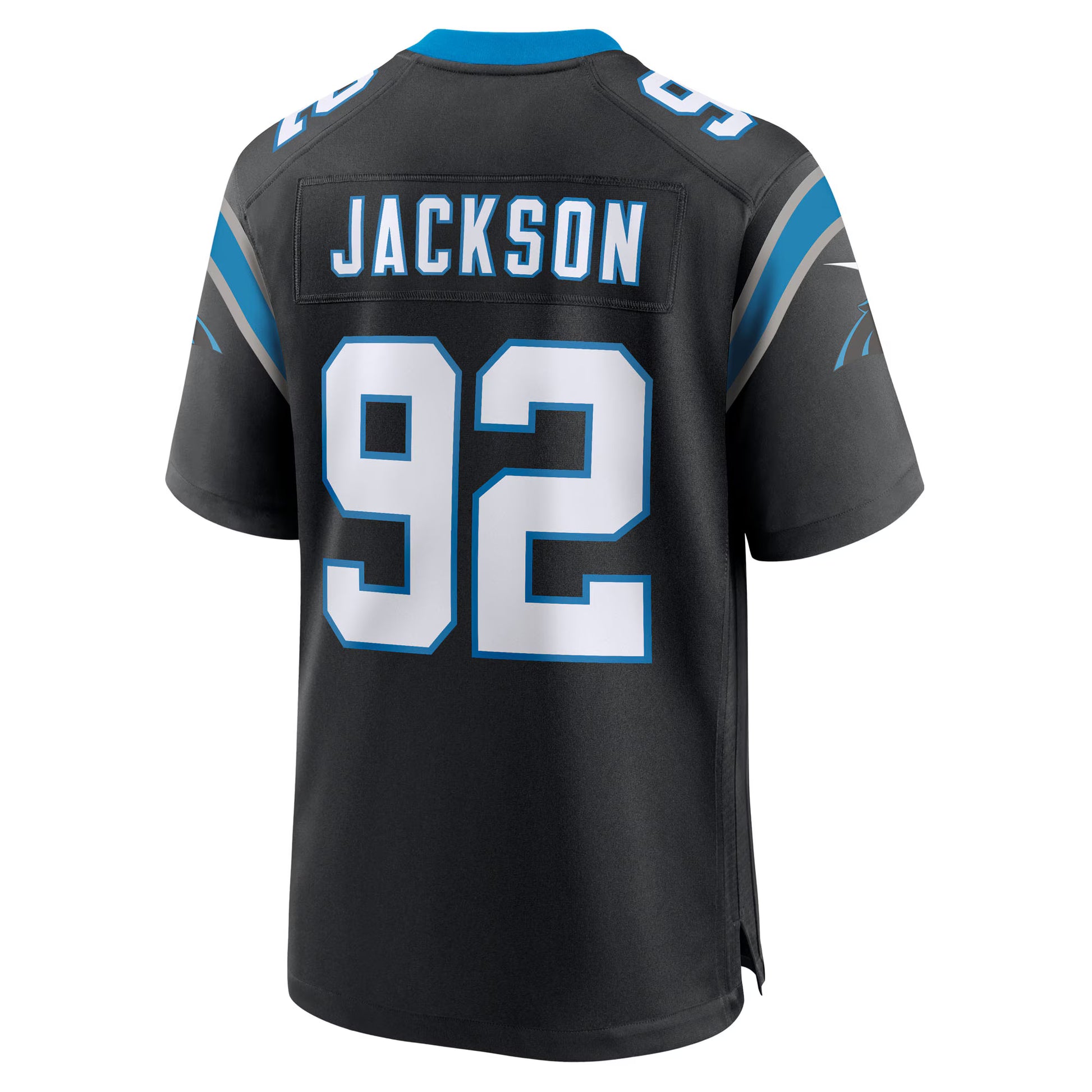 Cam Jackson Carolina Panthers Nike Team Game Jersey -  Black