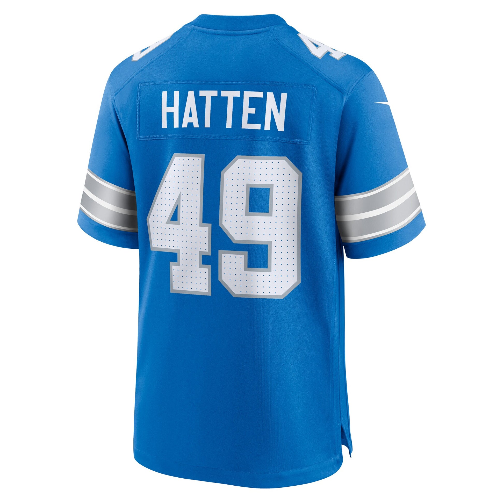 Hogan Hatten Detroit Lions Nike Game Jersey -  Blue