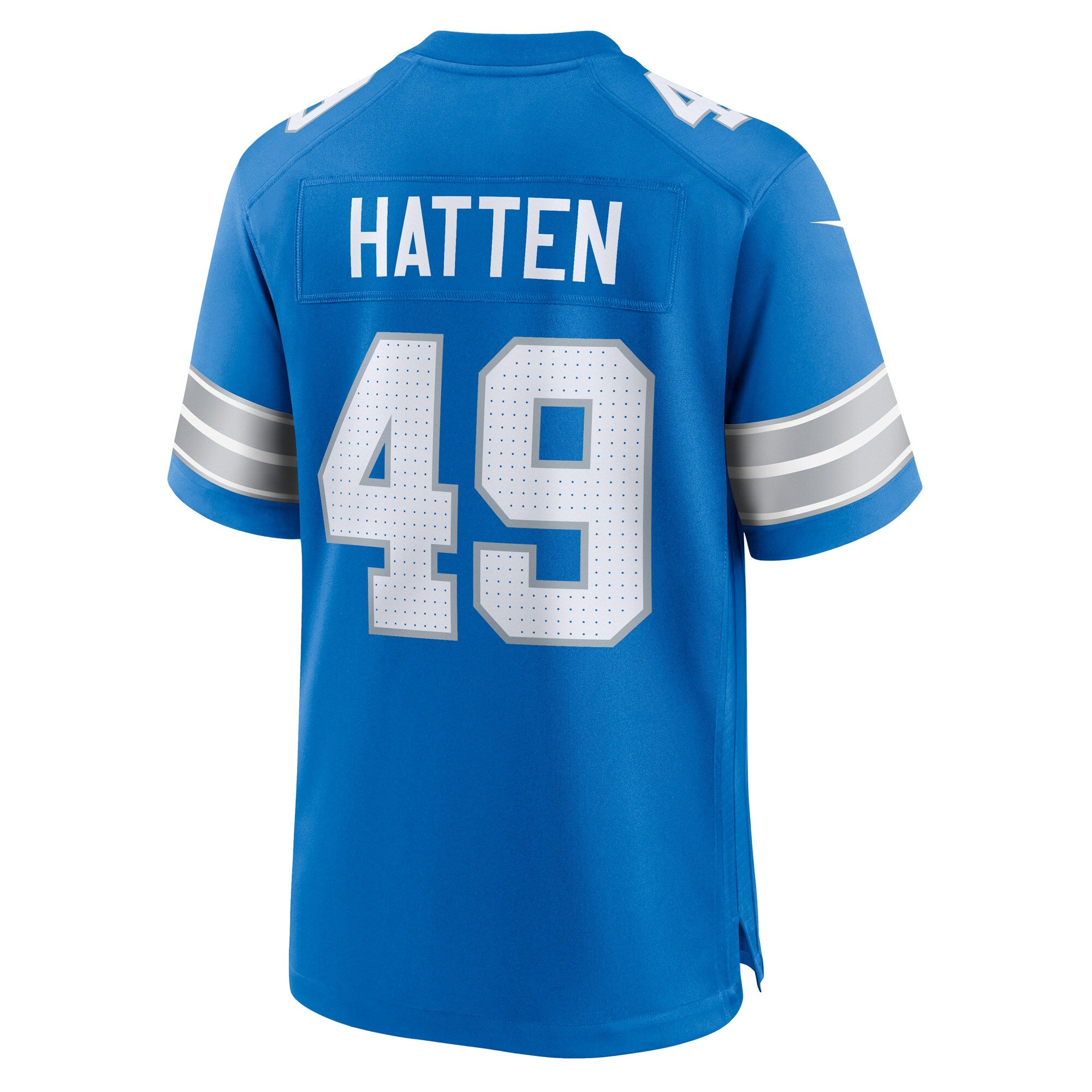 Hogan Hatten Detroit Lions Nike Game Jersey -  Blue