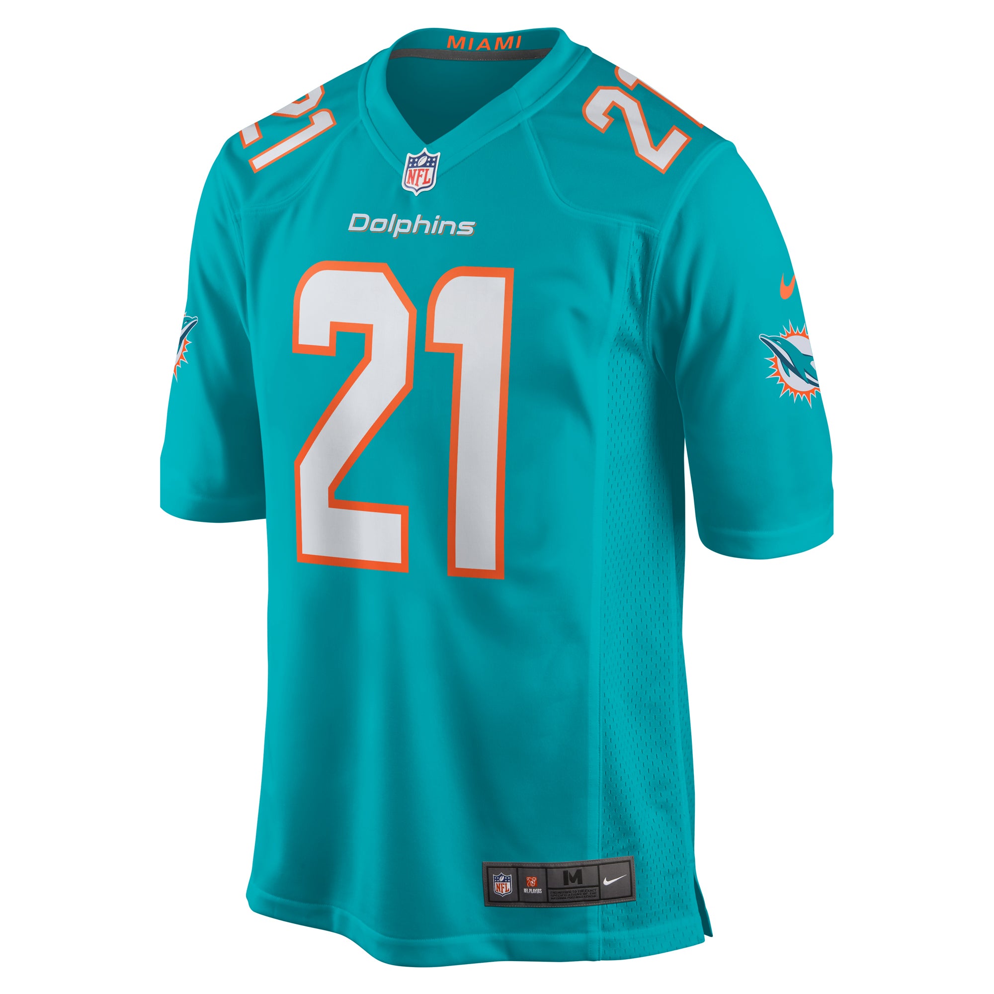 Jordan Poyer Miami Dolphins Nike  Game Jersey -  Aqua