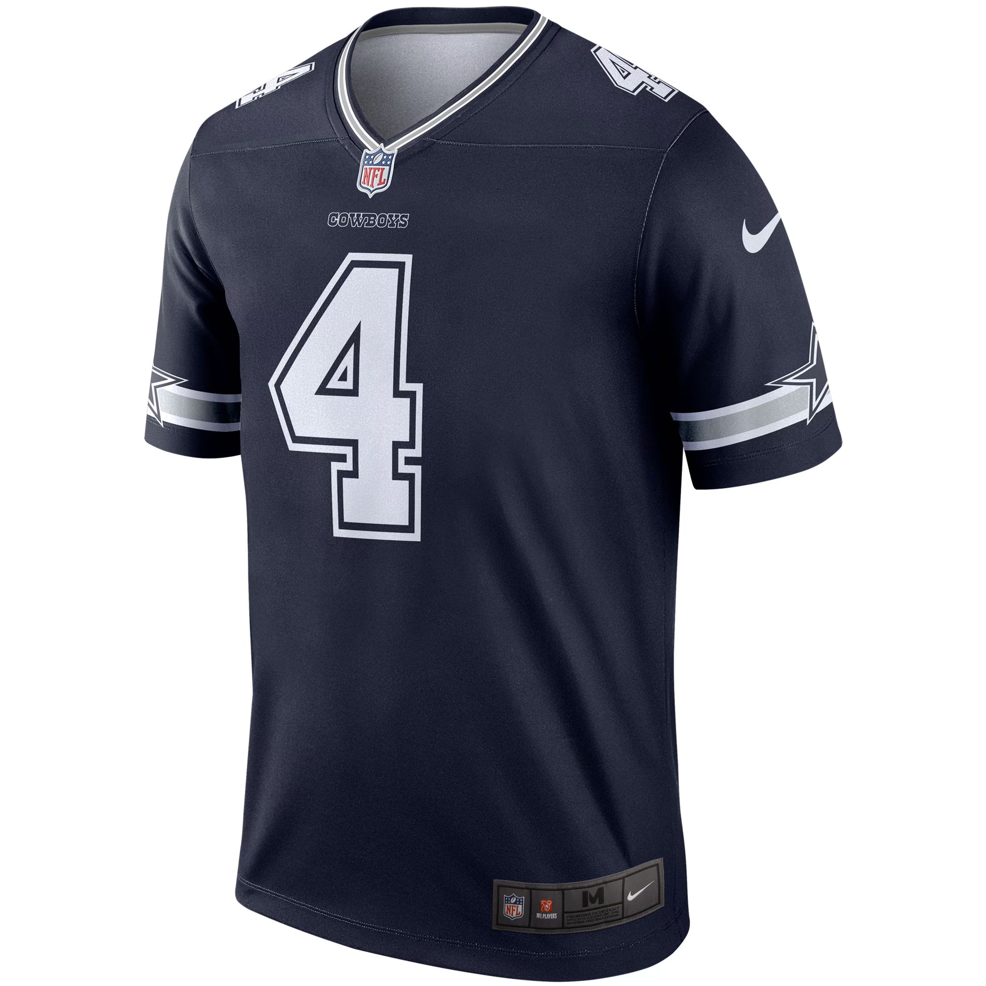 Dak Prescott Dallas Cowboys Nike Legend Player Performance Top - Navy