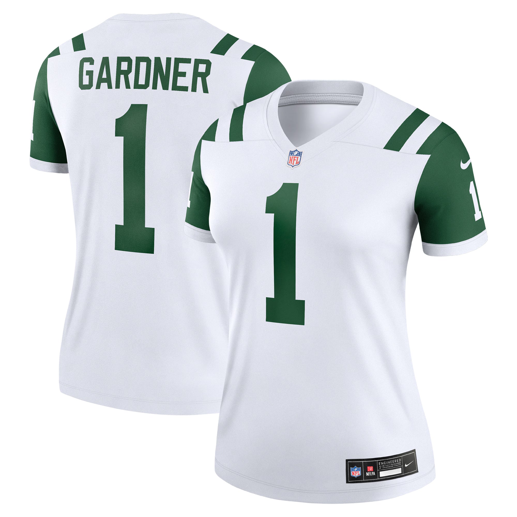 Ahmad Sauce Gardner New York Jets Nike Women's Alternate Legend Player Performance Top - Classic Alternate White