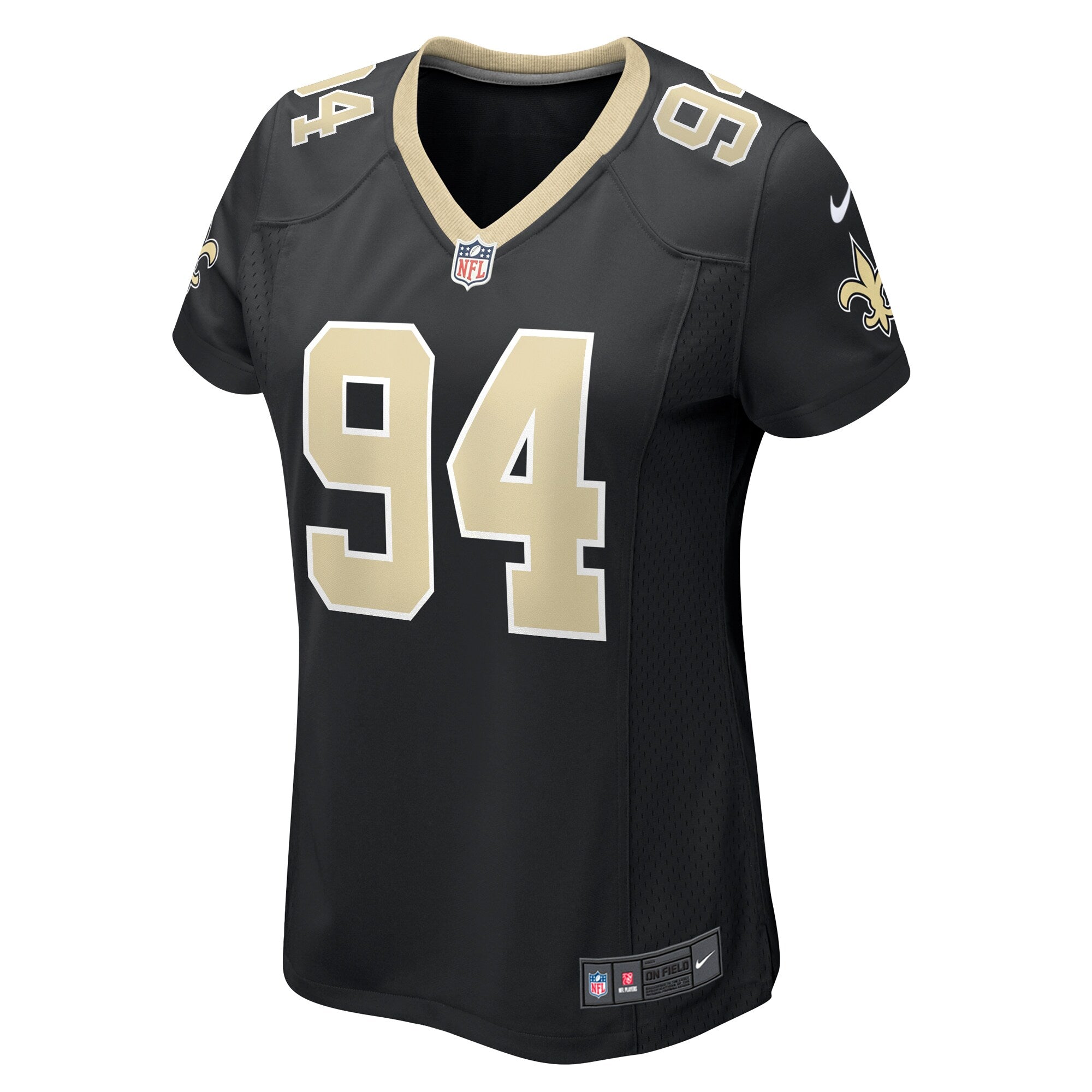 Cameron Jordan New Orleans Saints Nike Women's Team Game Jersey -  Black