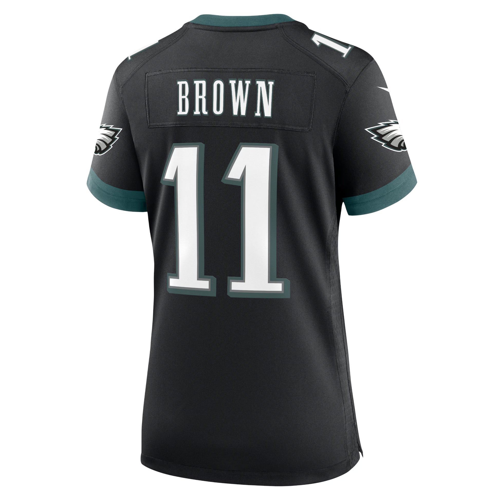 A.J. Brown Philadelphia Eagles Nike Women's Alternate Game Jersey - Black