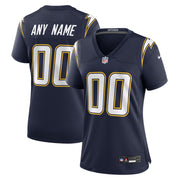 Los Angeles Chargers Nike Women's Alternate Super Chargers Game Custom Jersey - Navy