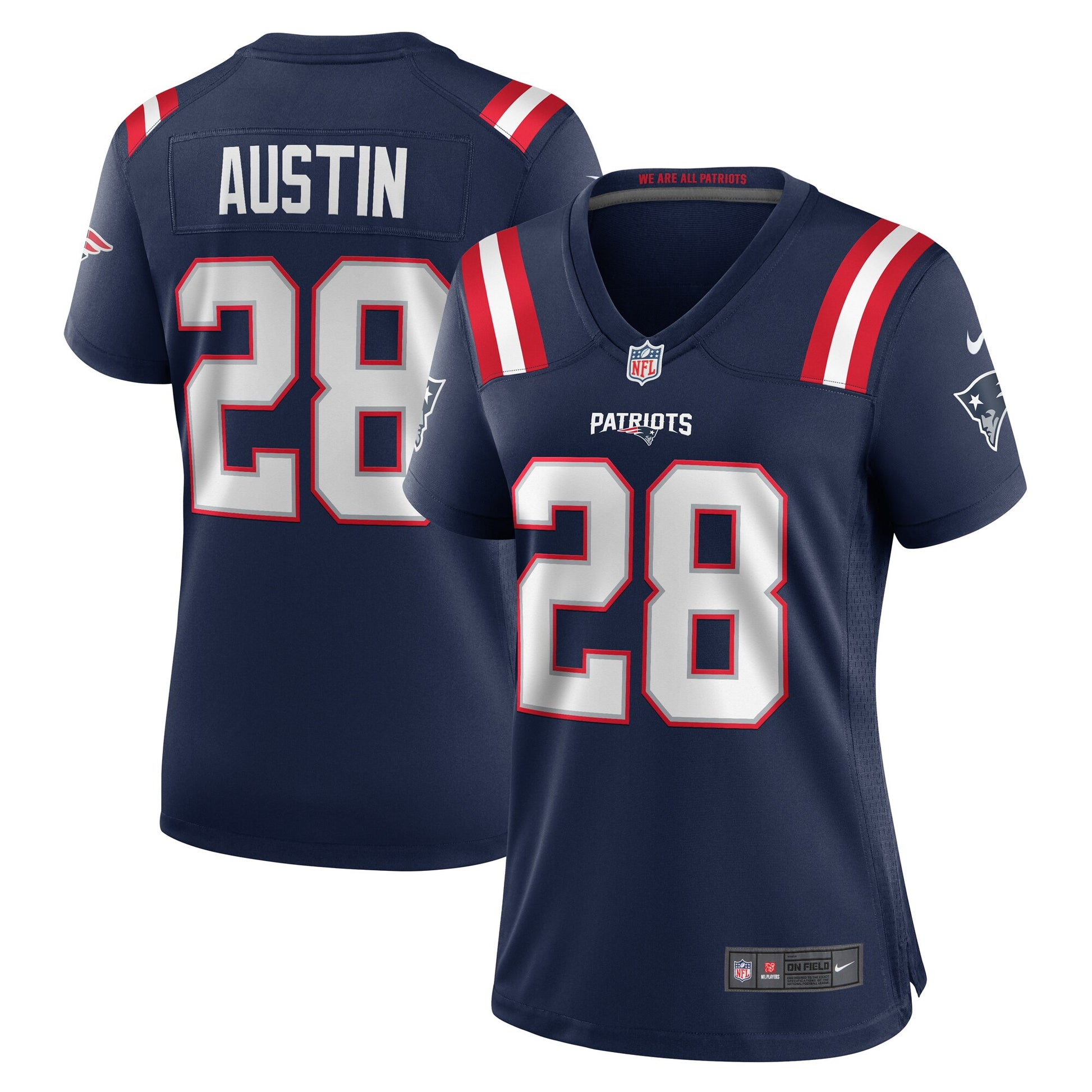 Alex Austin New England Patriots Nike Women's Game Jersey - Navy