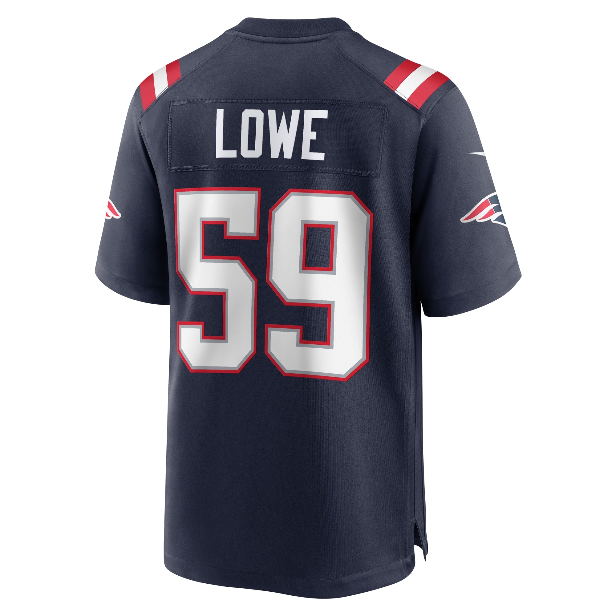 Vederian Lowe New England Patriots Nike Team Game Jersey -  Navy