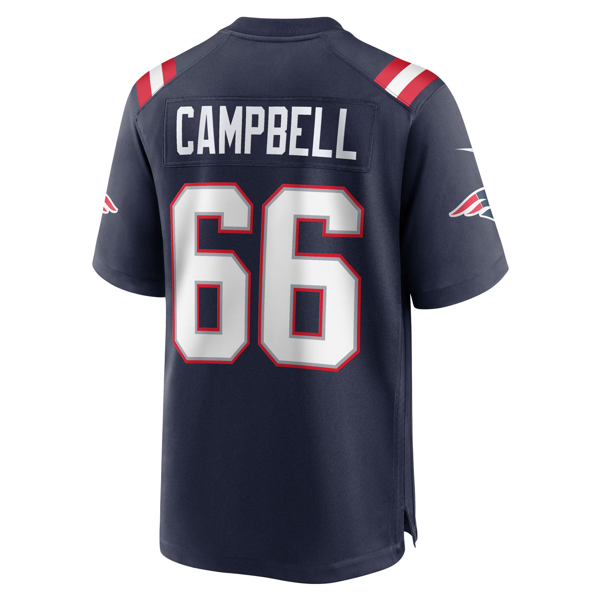 Will Campbell New England Patriots Nike 2025 NFL Draft First Round Pick Game Jersey - Navy