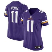 Carson Wentz Minnesota Vikings Nike Women's Team Game Jersey -  Purple