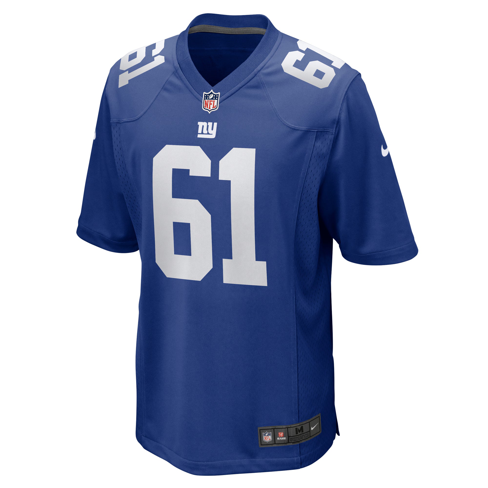 John Michael Schmitz Jr. New York Giants Nike Team Game Jersey -  Royal