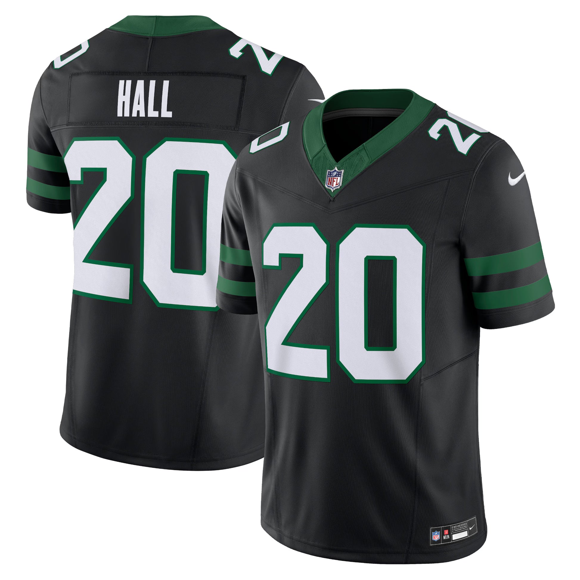 Breece Hall New York Jets Nike Alternate Vapor F.U.S.E. Limited Jersey  - Legacy Black