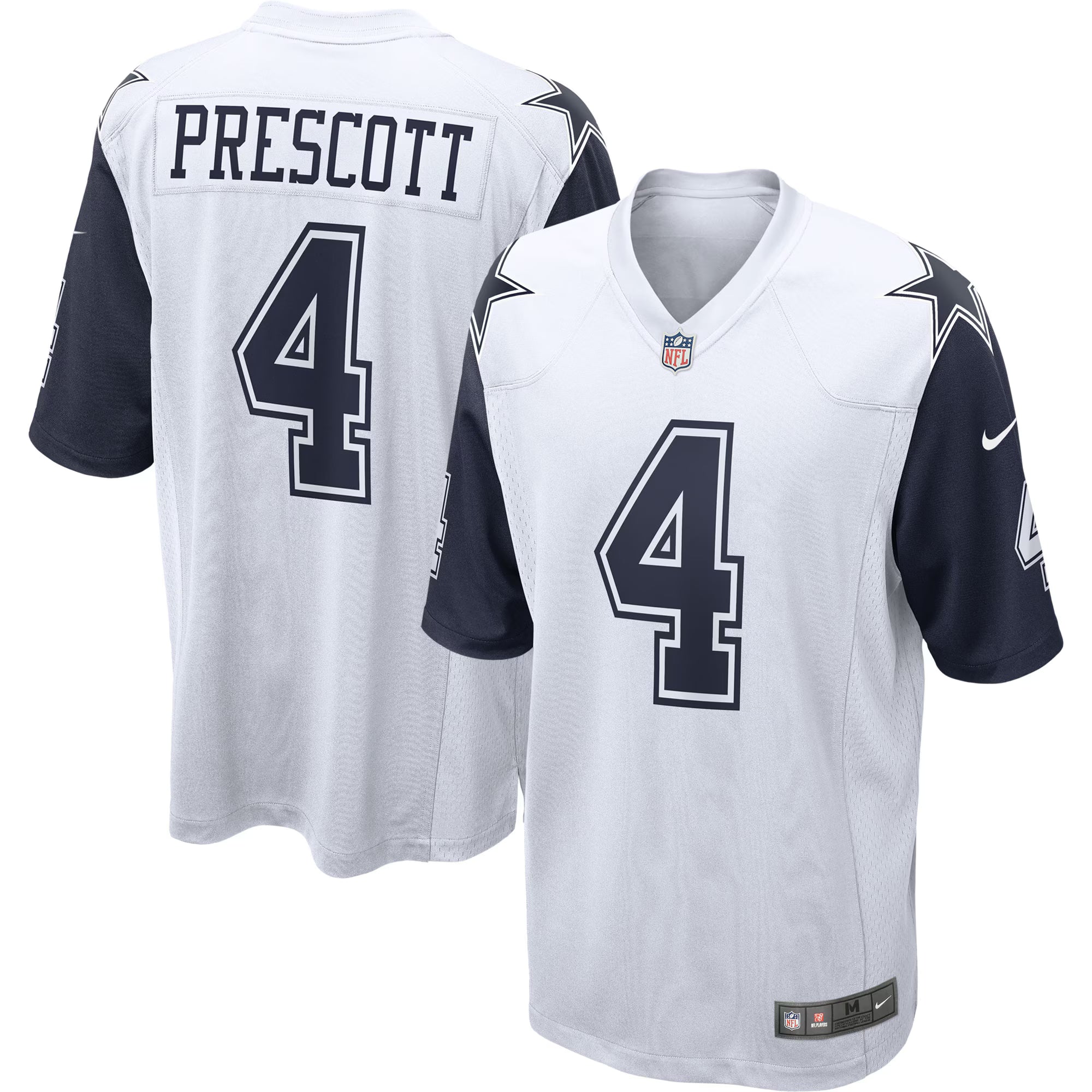 Dak Prescott Dallas Cowboys Nike Alternate Game Team Jersey - White
