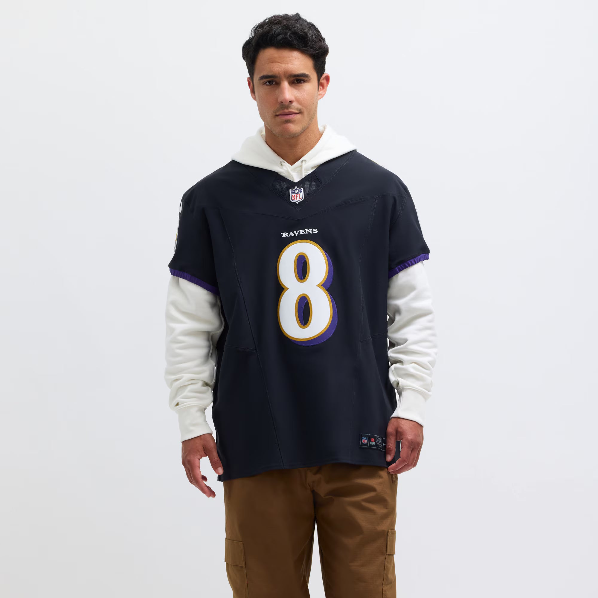 Lamar Jackson Baltimore Ravens Nike Alternate Vapor F.U.S.E. Elite Jersey - Black