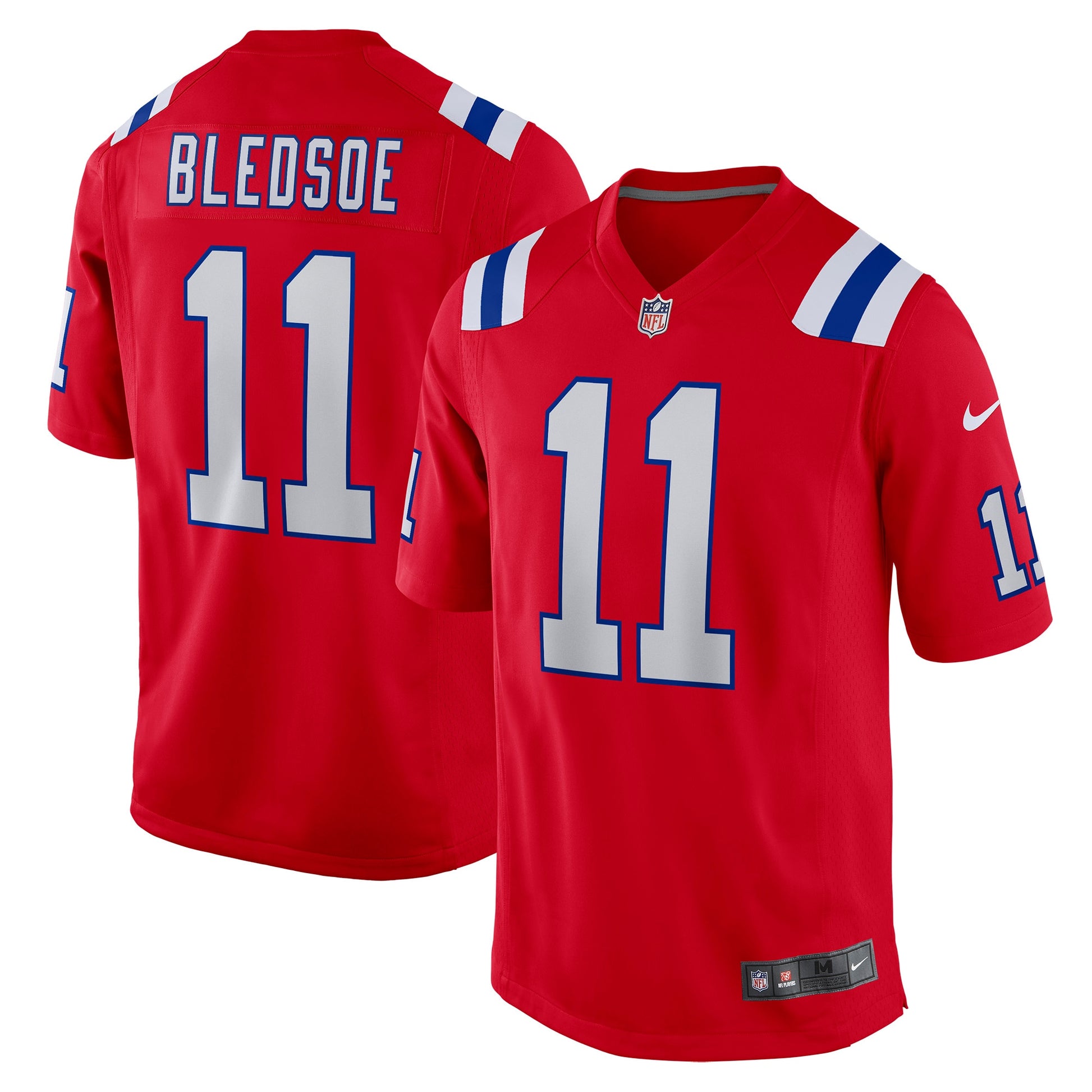 Drew Bledsoe New England Patriots Nike Retired Player Alternate Game Jersey - Red