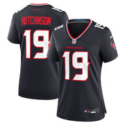 Xavier Hutchinson Houston Texans Nike Women's Team Game Jersey -  Navy