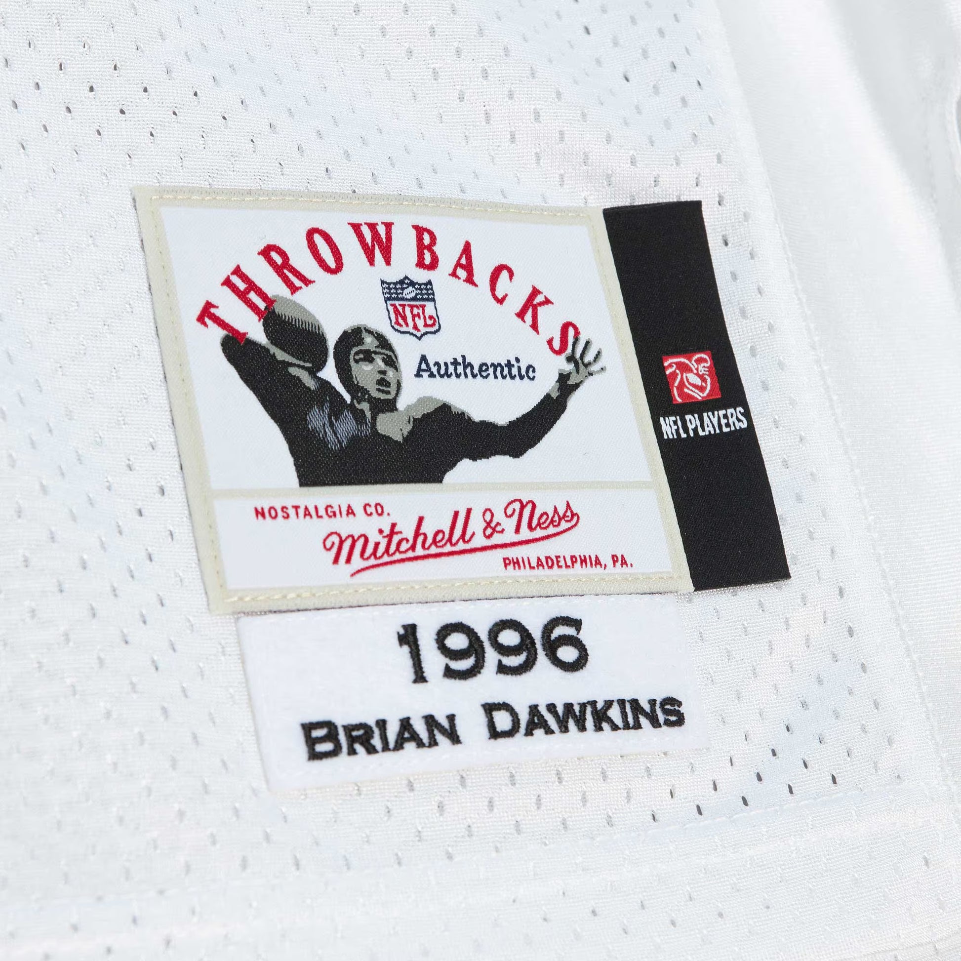 Brian Dawkins Philadelphia Eagles 1996 Mitchell &amp; Ness Authentic Throwback Retired Player Jersey - White