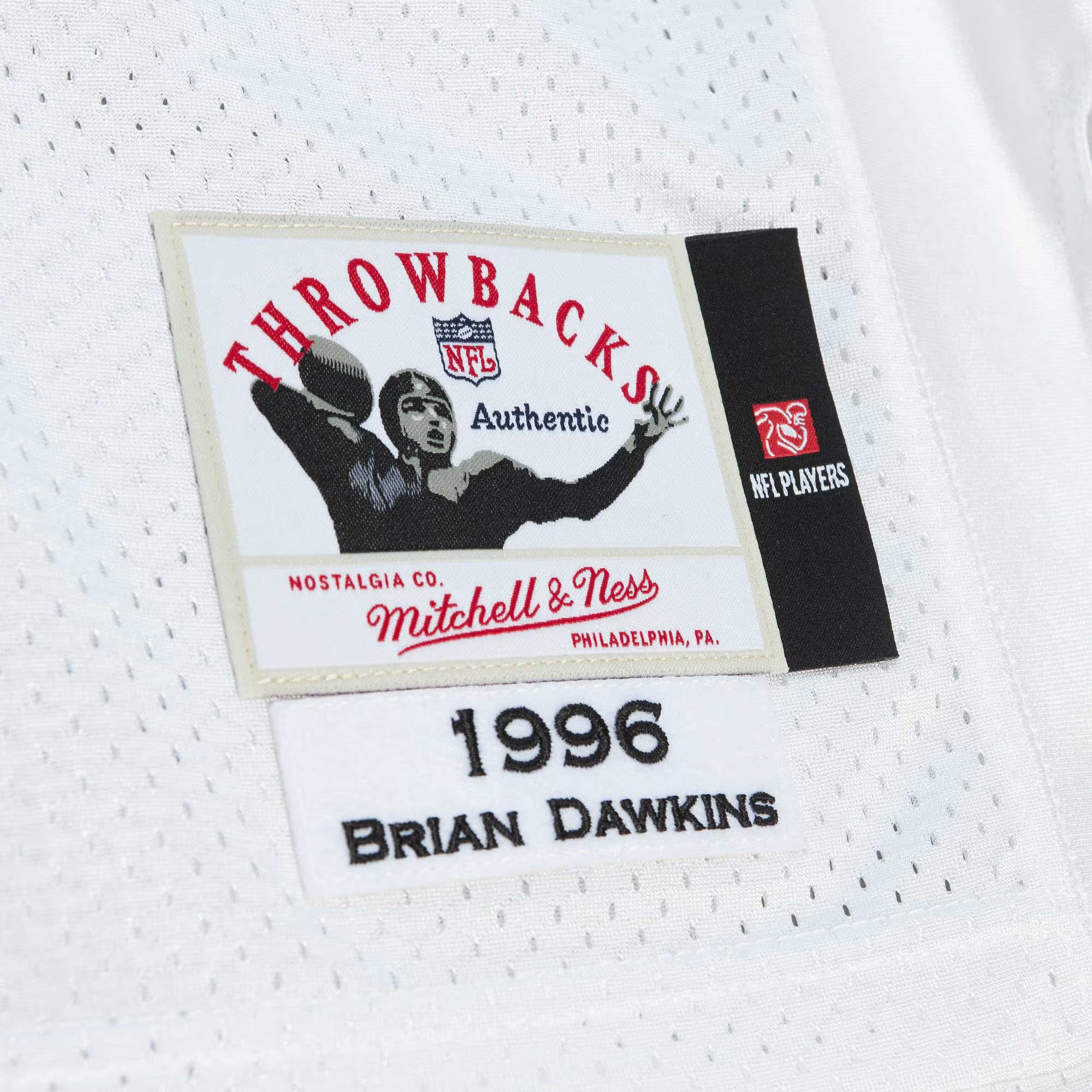 Brian Dawkins Philadelphia Eagles 1996 Mitchell &amp; Ness Authentic Throwback Retired Player Jersey - White