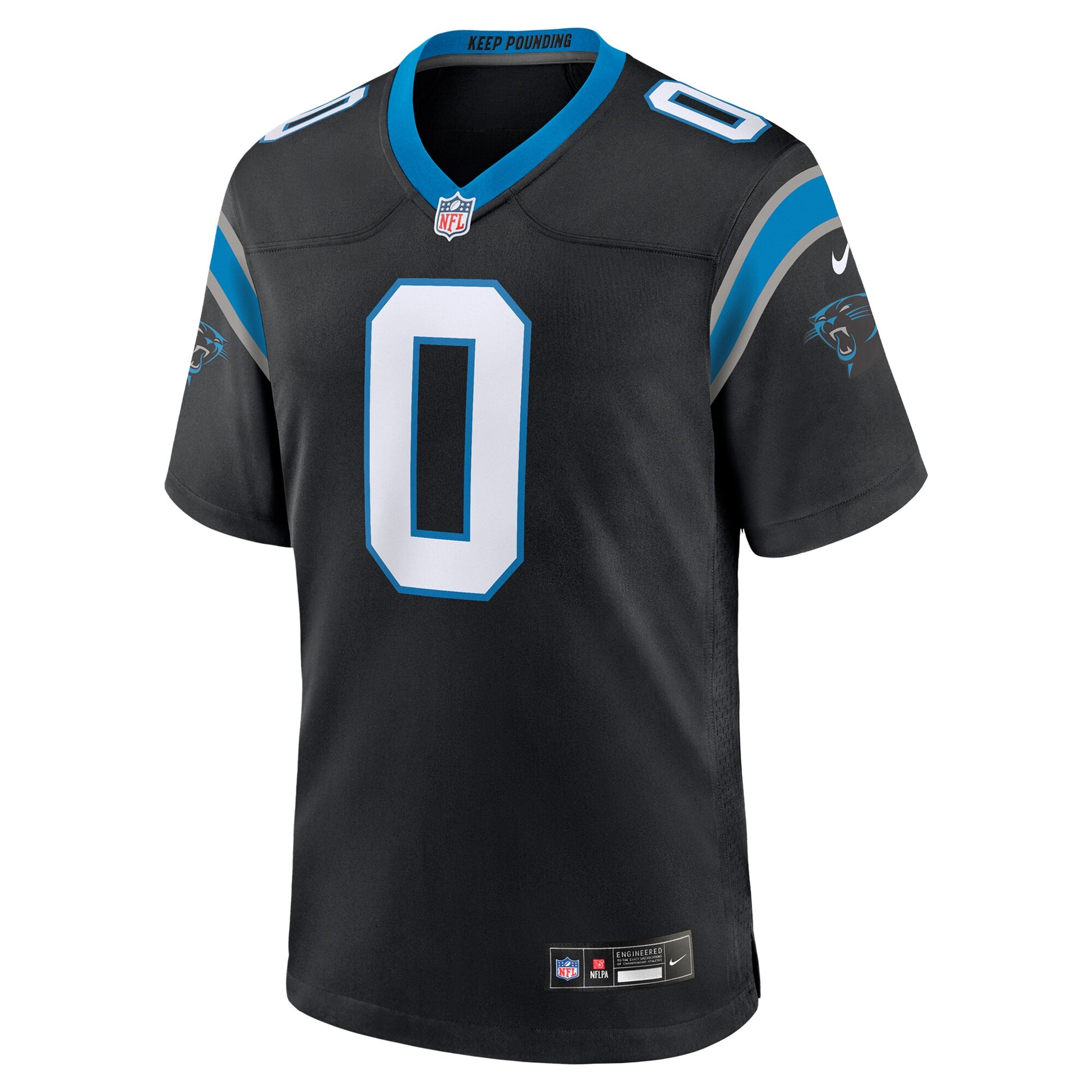 Ja'Tavion Sanders Carolina Panthers Nike  Game Jersey -  Black