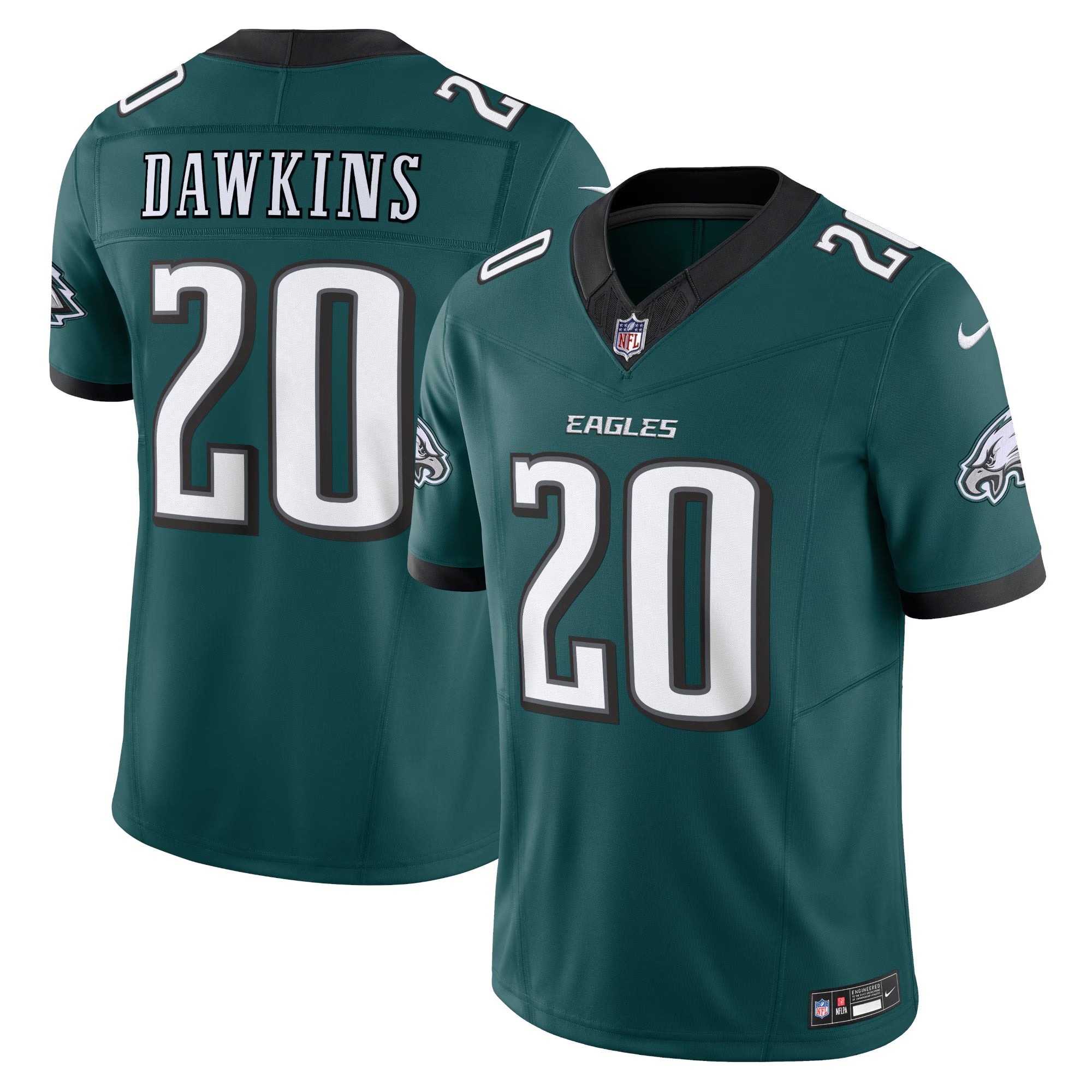 Brian Dawkins Philadelphia Eagles Nike Vapor F.U.S.E. Limited Jersey - Midnight Green