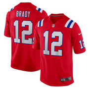 Tom Brady New England Patriots Nike Retired Player Alternate Game Jersey - Red