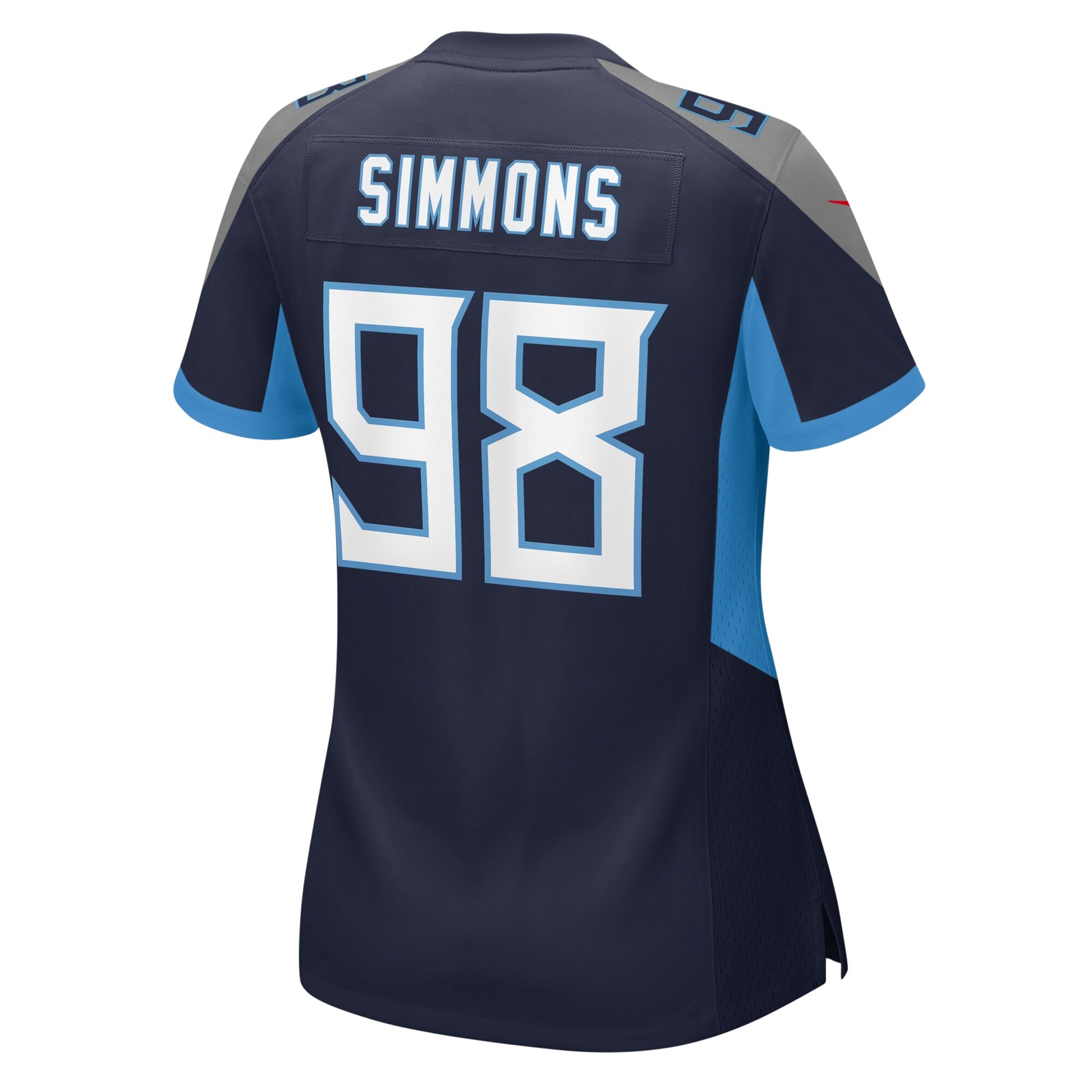 Jeffery Simmons Tennessee Titans Nike Women's Alternate Game Jersey - Navy