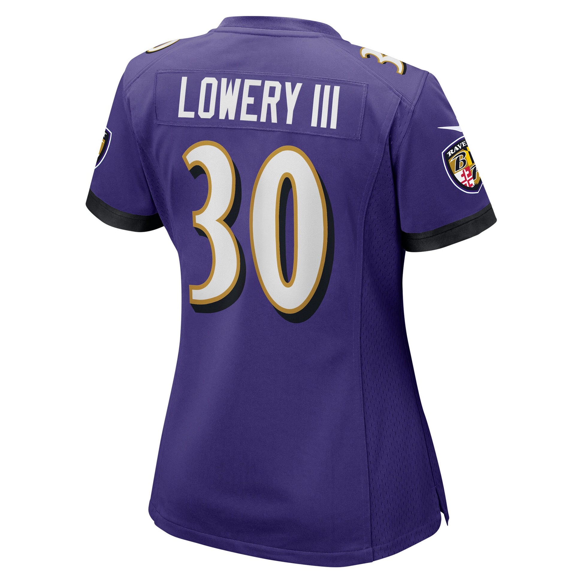 Reuben Lowery III Baltimore Ravens Nike Women's Team Game Jersey -  Purple