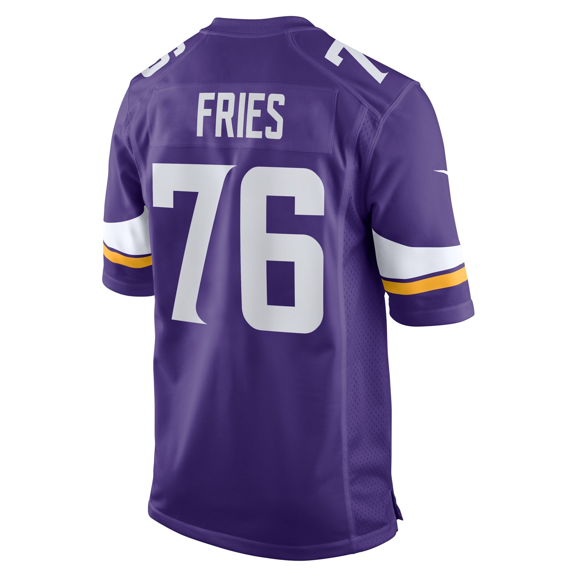 Will Fries Minnesota Vikings Nike Team Game Jersey -  Purple