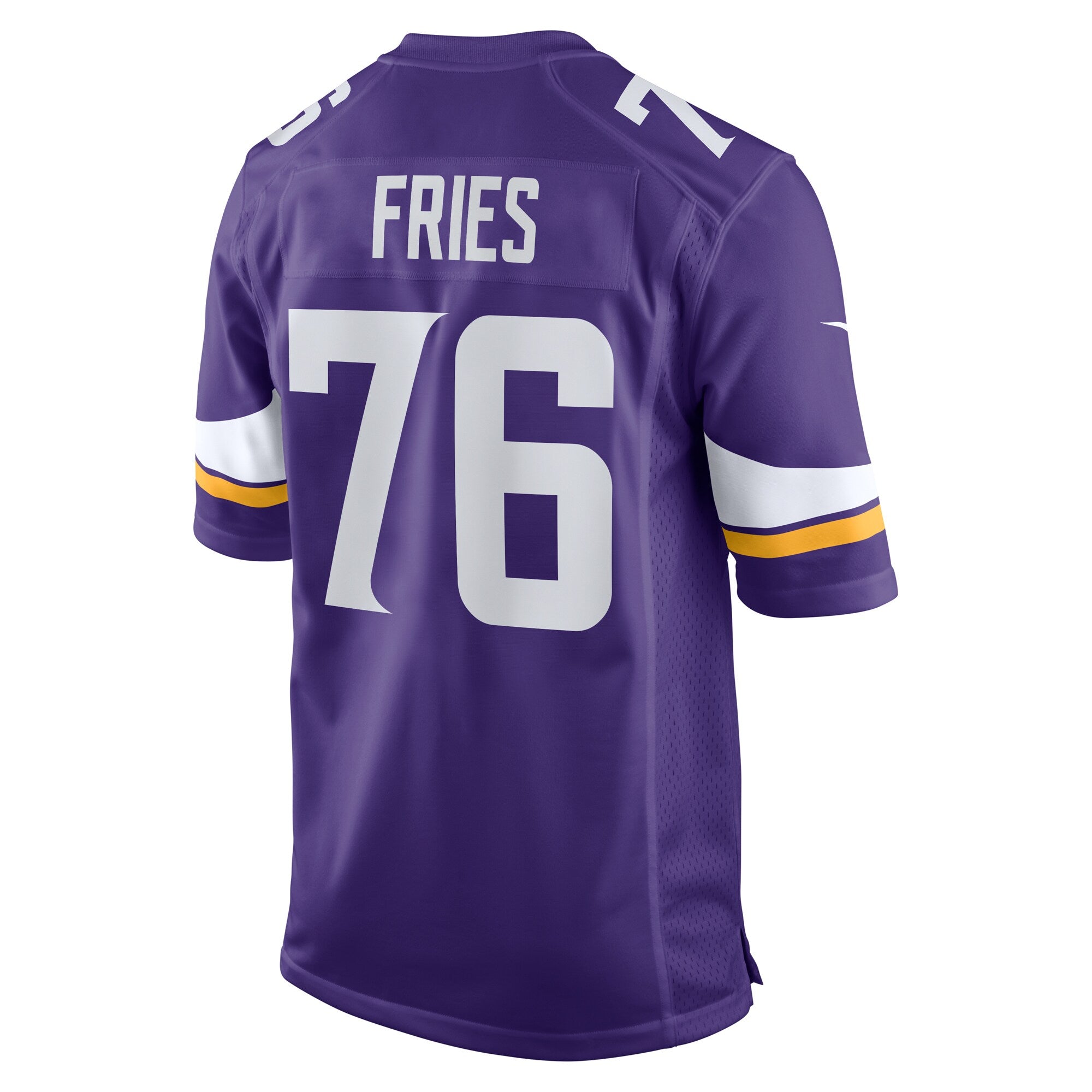 Will Fries Minnesota Vikings Nike Team Game Jersey -  Purple