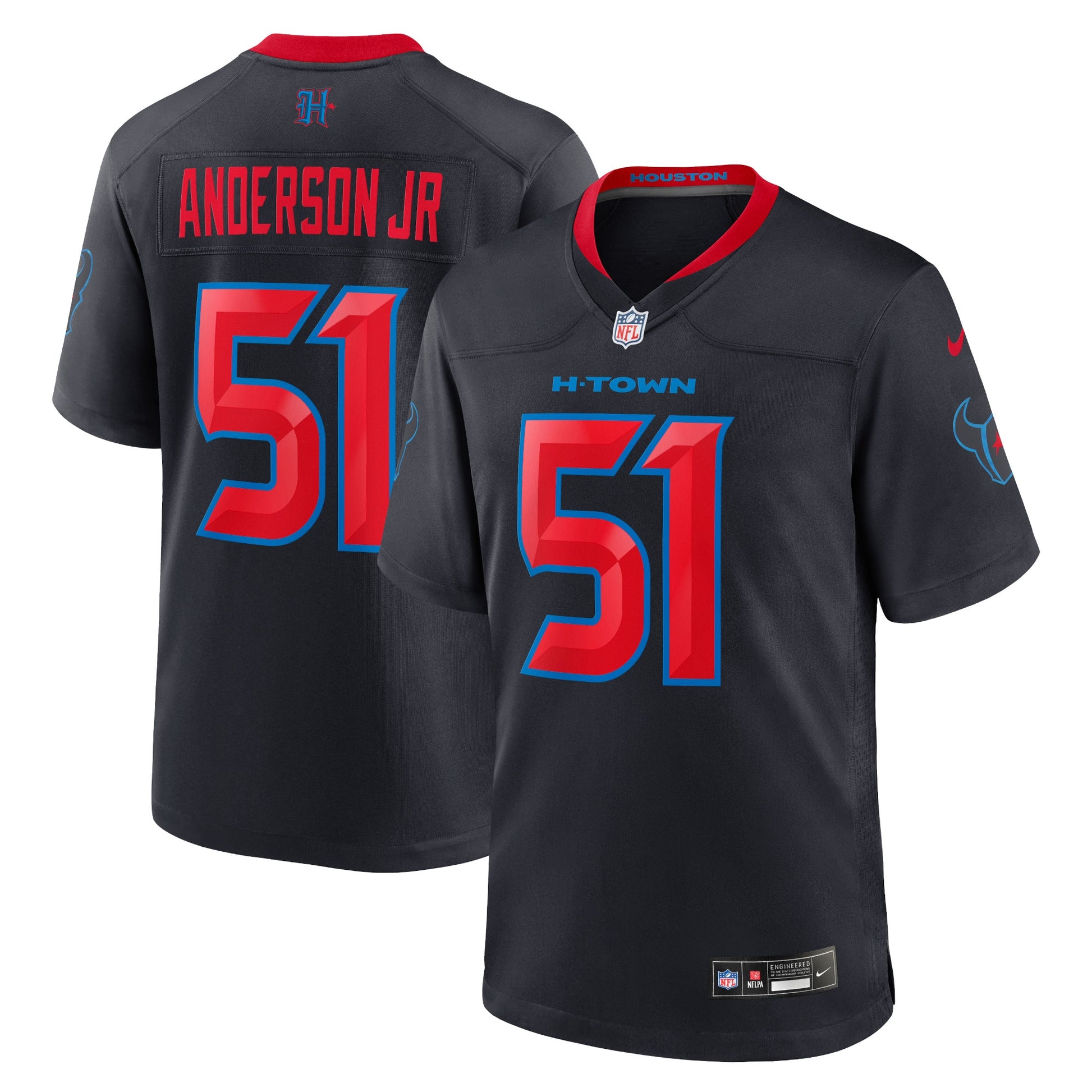 Will Anderson Jr. Houston Texans Nike Alternate Game Jersey - Navy