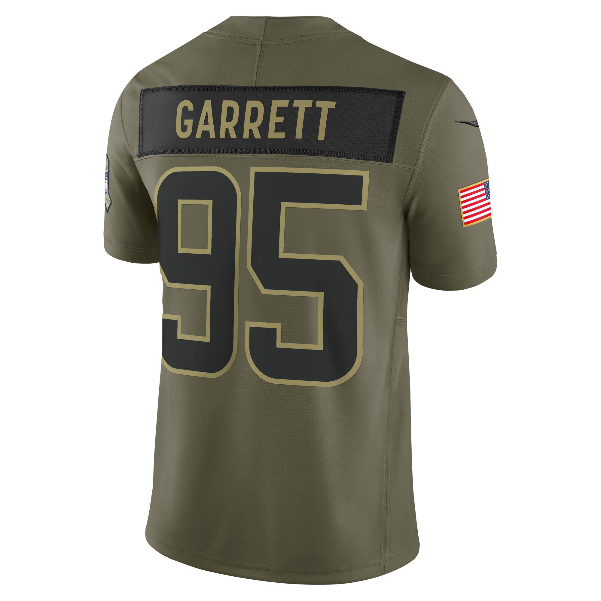 Myles Garrett Cleveland Browns Nike 2025 Salute to Service Limited Jersey - Olive