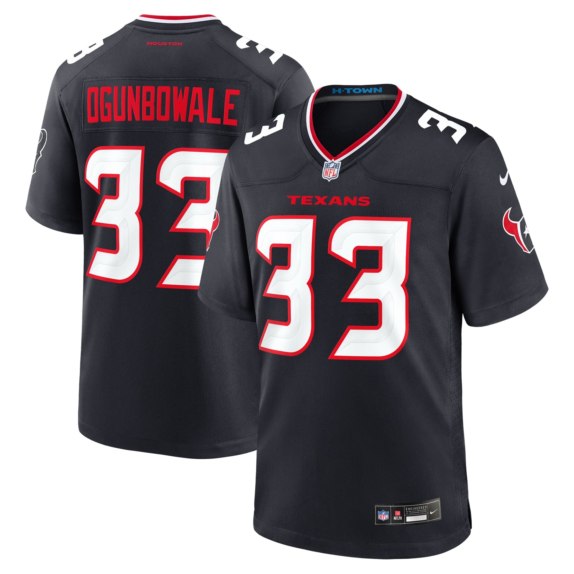 Dare Ogunbowale Houston Texans Nike Team Game Jersey -  Navy