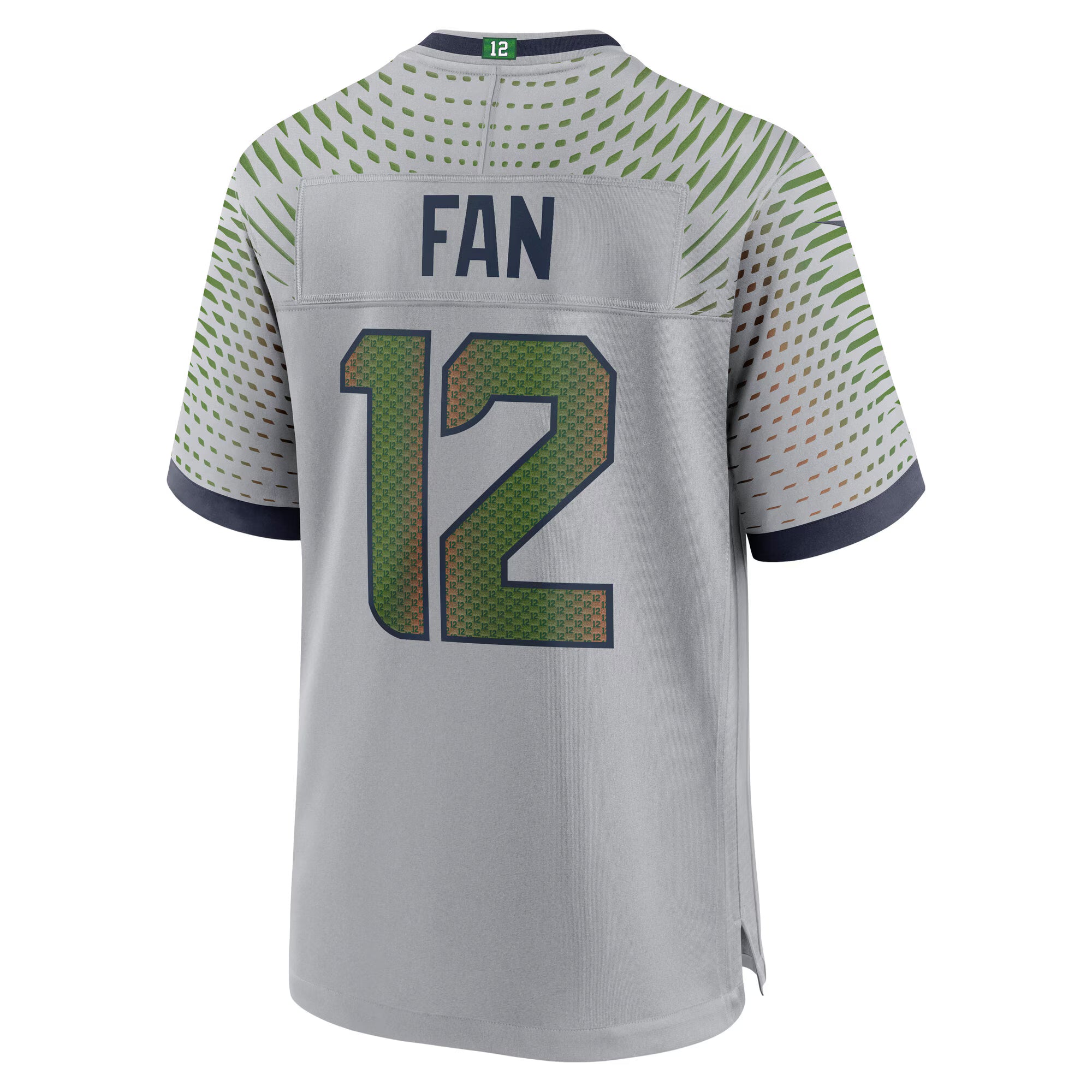 12s Seattle Seahawks Nike 2025 Rivalries Collection Game Jersey - Wolf Gray