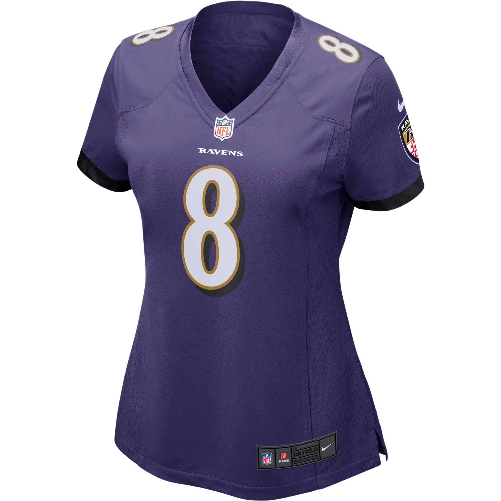Lamar Jackson Baltimore Ravens Nike Women's Game Jersey - Purple