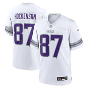 T.J. Hockenson Minnesota Vikings Nike Alternate Game Player Jersey - White