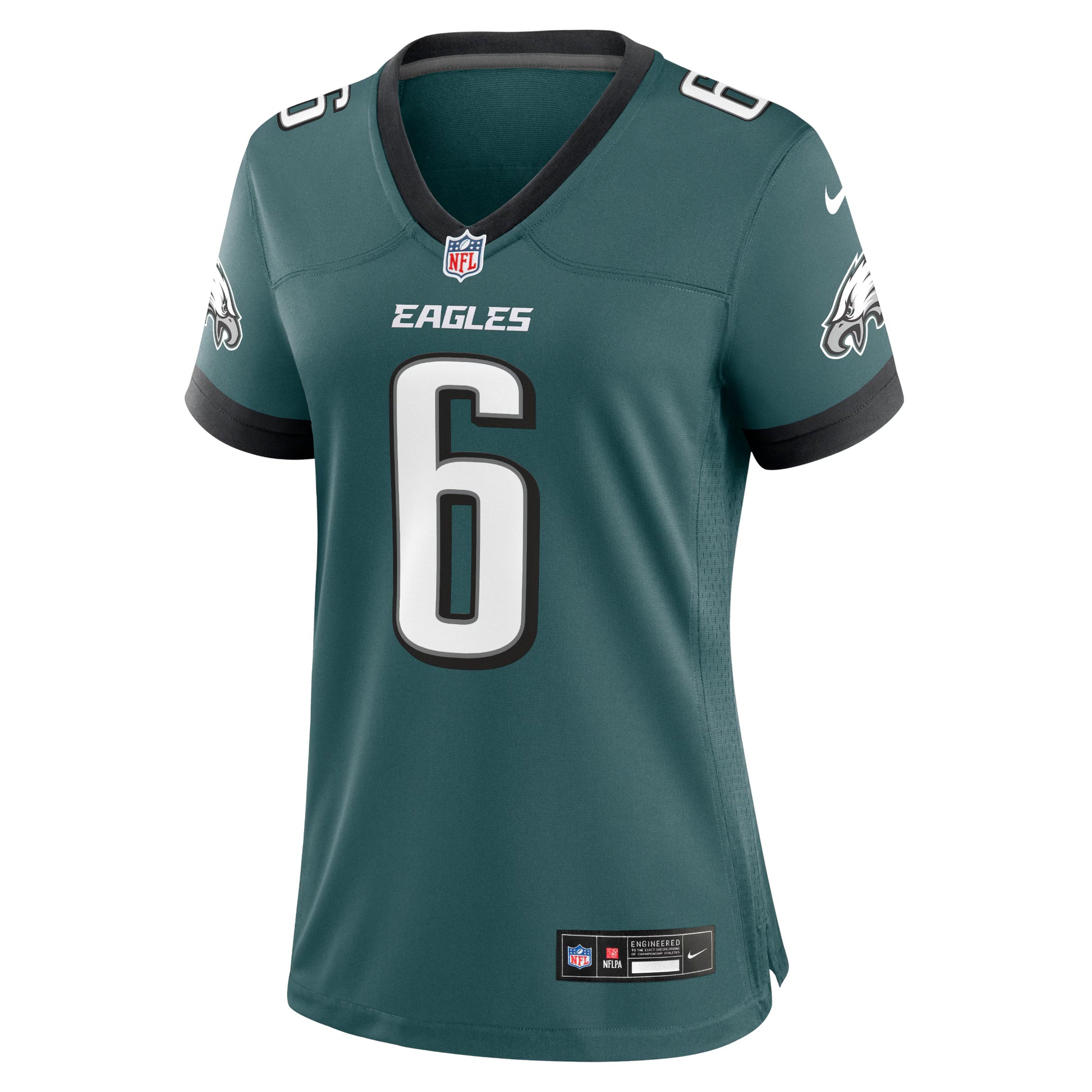 DeVonta Smith Philadelphia Eagles Nike Women's Team Game Jersey - Midnight Green