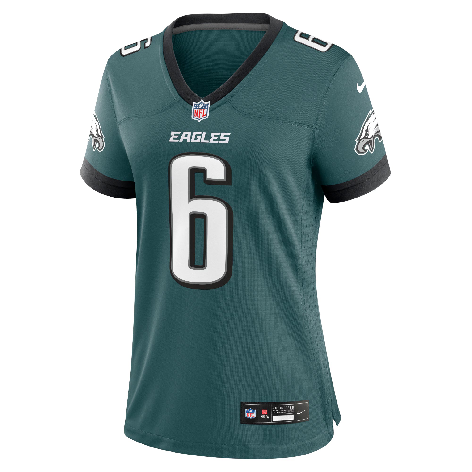 DeVonta Smith Philadelphia Eagles Nike Women's Team Game Jersey - Midnight Green