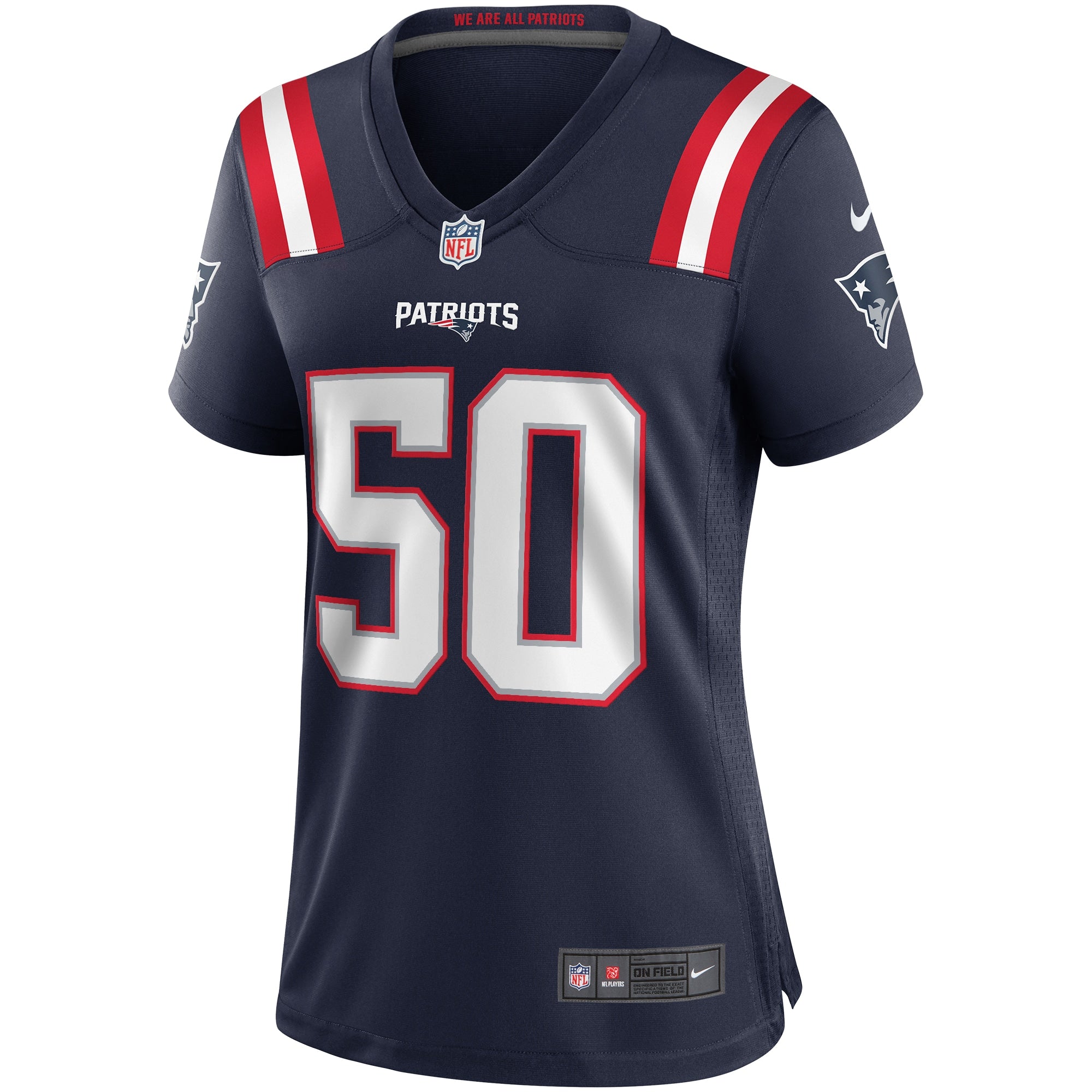 Mike Vrabel New England Patriots Nike Women's Game Retired Player Jersey - Navy