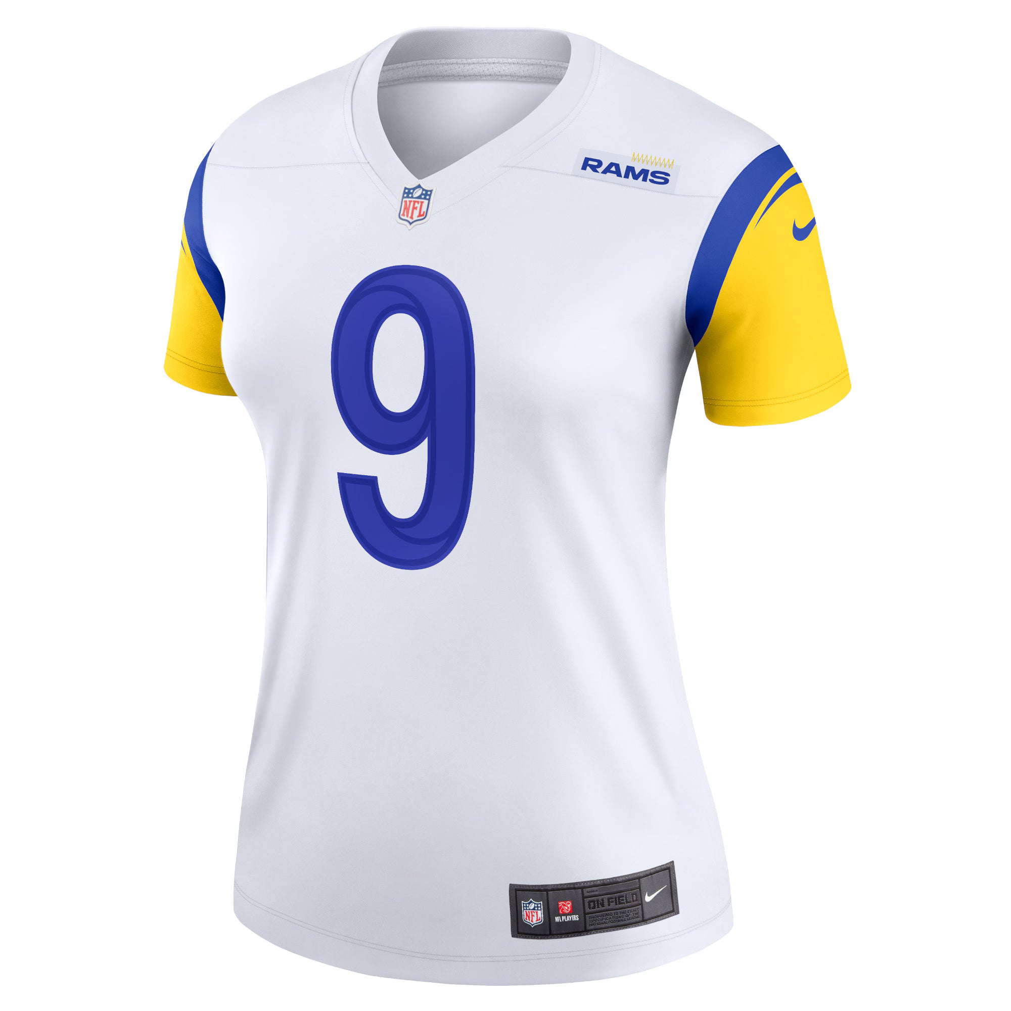 Matthew Stafford Los Angeles Rams Nike Women's Alternate Legend Player Performance Top -  White
